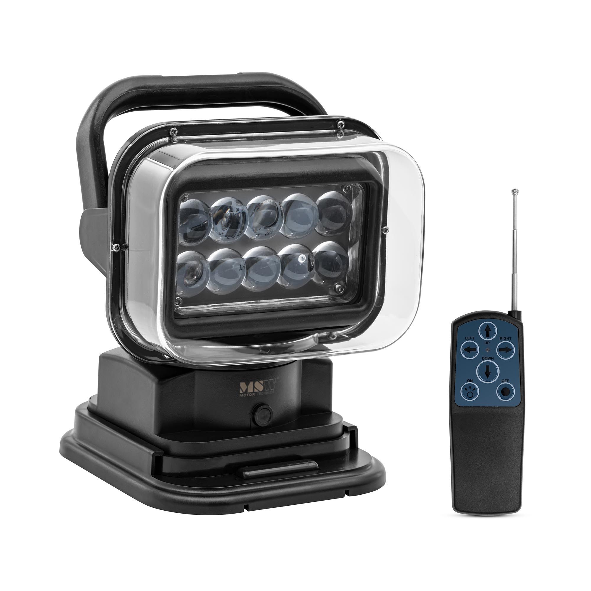 LED Scheinwerfer Suchscheinwerfer Arbeitslicht drehbar neigbar Fernbedienung Outdoor
