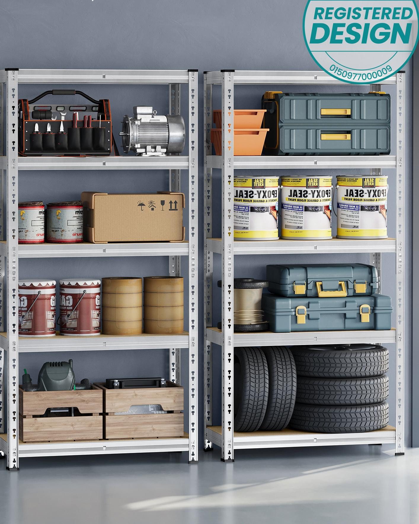 SONGMICS Schwerlastregal, 2-tlg. günstig online kaufen