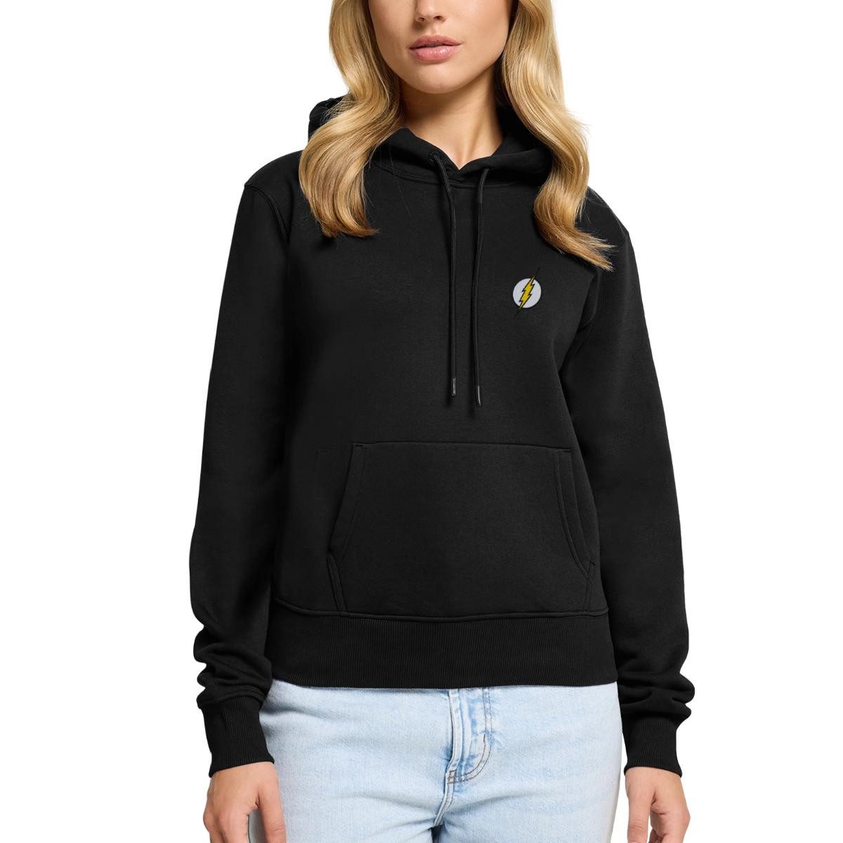 Spreadshirt Hoodie The Flash Blitz-Symbol Als Stickmotiv Damen Premium Hoodie (1-tlg)