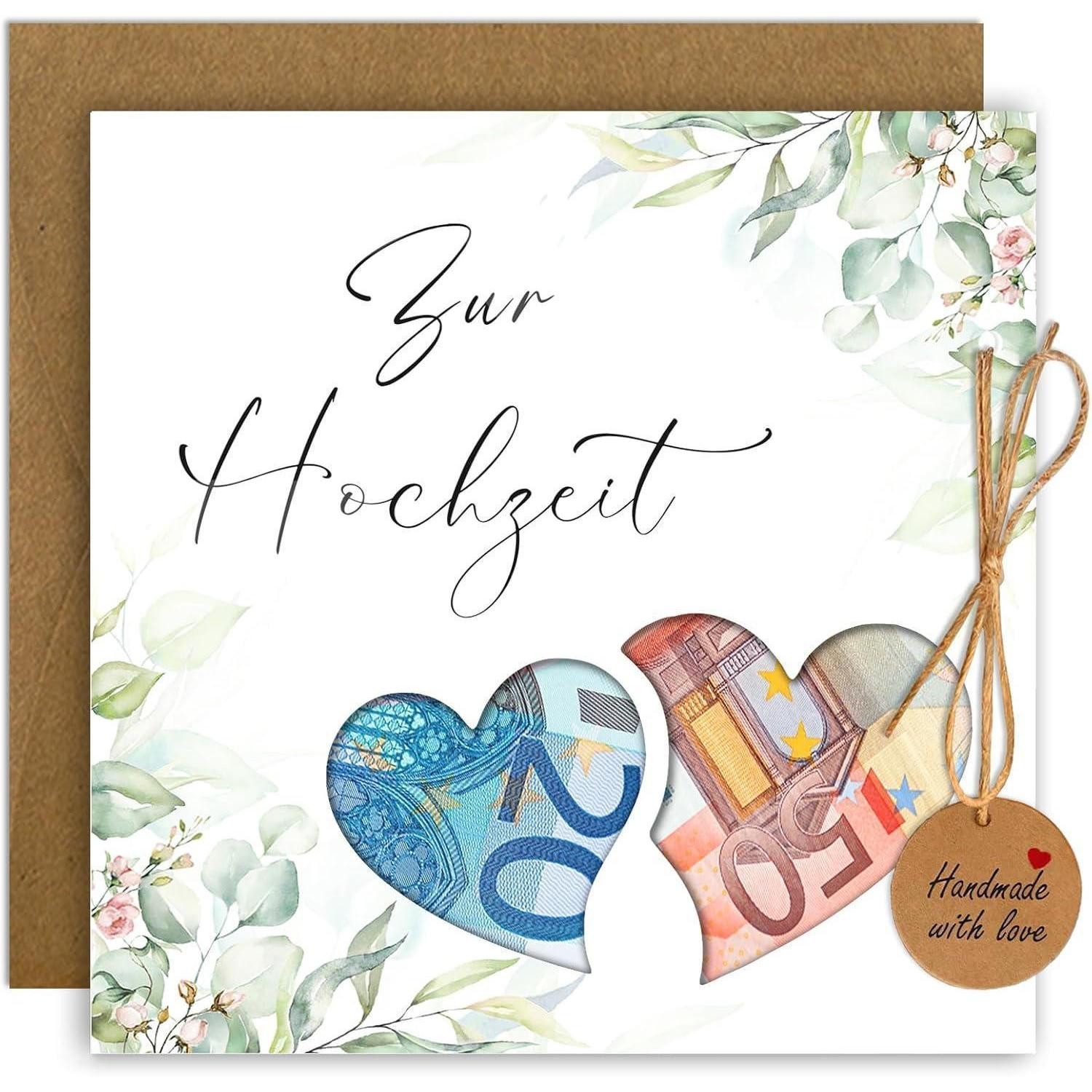 Luckeey Geschenkbox Geldgeschenk Hochzeit Verpackung Umschlägen Hochzeitskarte Herz