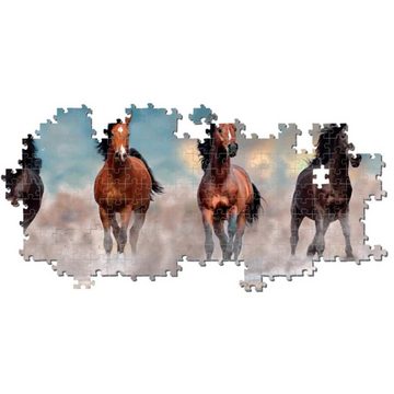 Clementoni® Puzzle High Quality Collection Panorama - Pferde, 1000 Puzzleteile