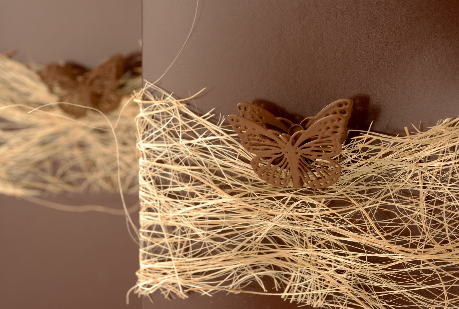 Santex Tischband Dekoband ABACA, Pflanzenfaser-Band, Raffia/Sisal 7cm/5m