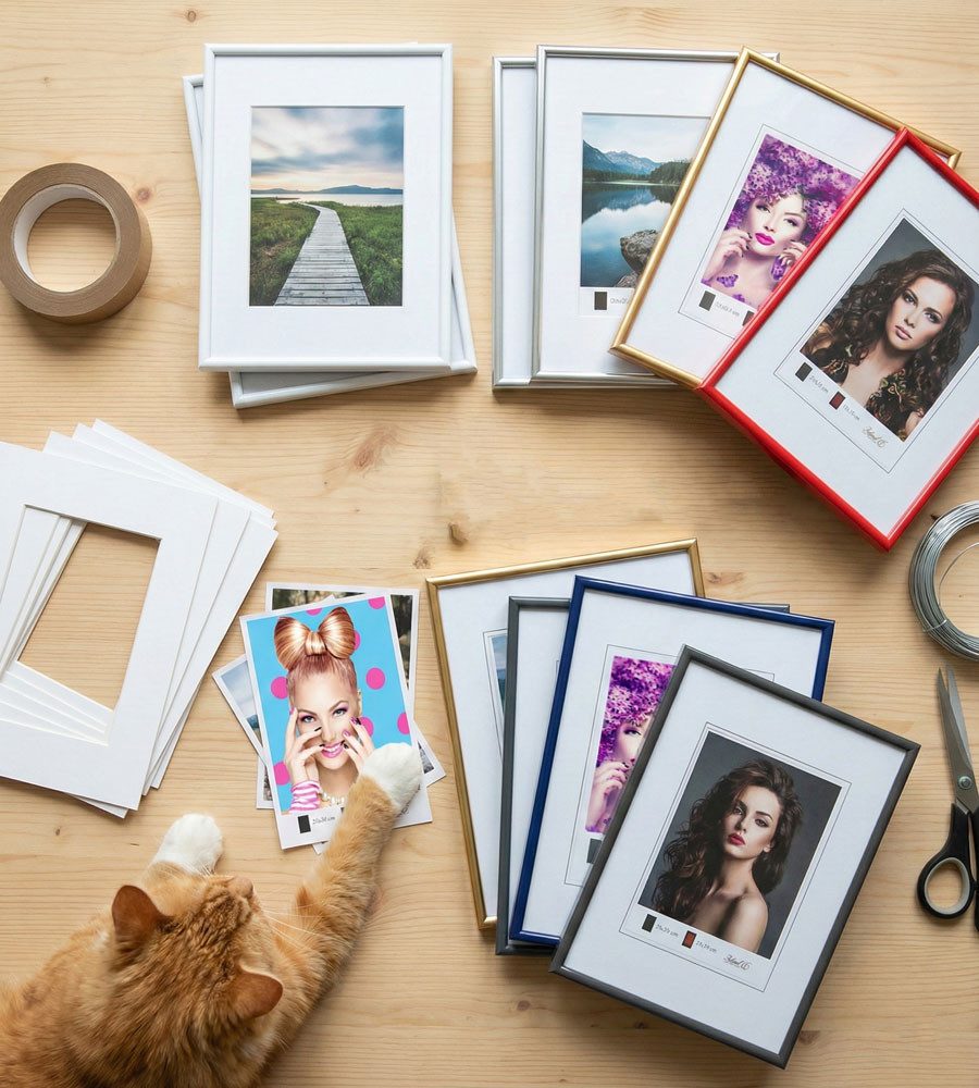 IDEAL TREND Bilderrahmen New Lifestyle Kunststoff Bilderrahmen Kunststoffrahmen Bildhalter Bild, für 1 Bilder (1 St), Posterrahmen Fotorahmen Urkundenrahmen Galerierahmen Bildhalter