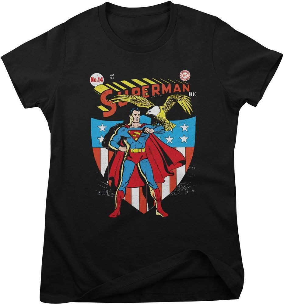Superman T-Shirt Superman Eagle Girly Tee