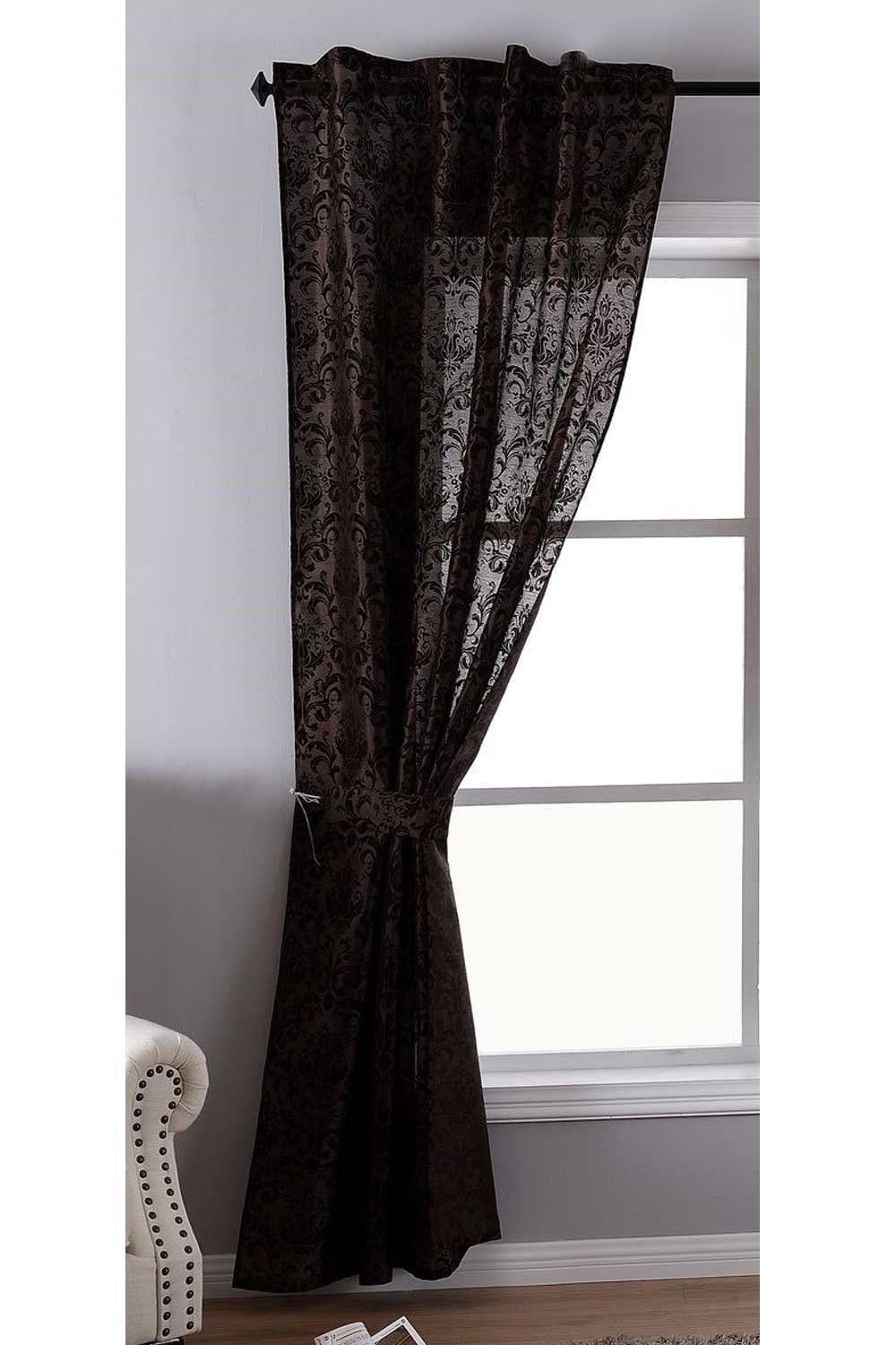 Gardinenbox Vorhang (1 St), verdeckte Schlaufen, blickdicht, Flockfasern, W günstig online kaufen