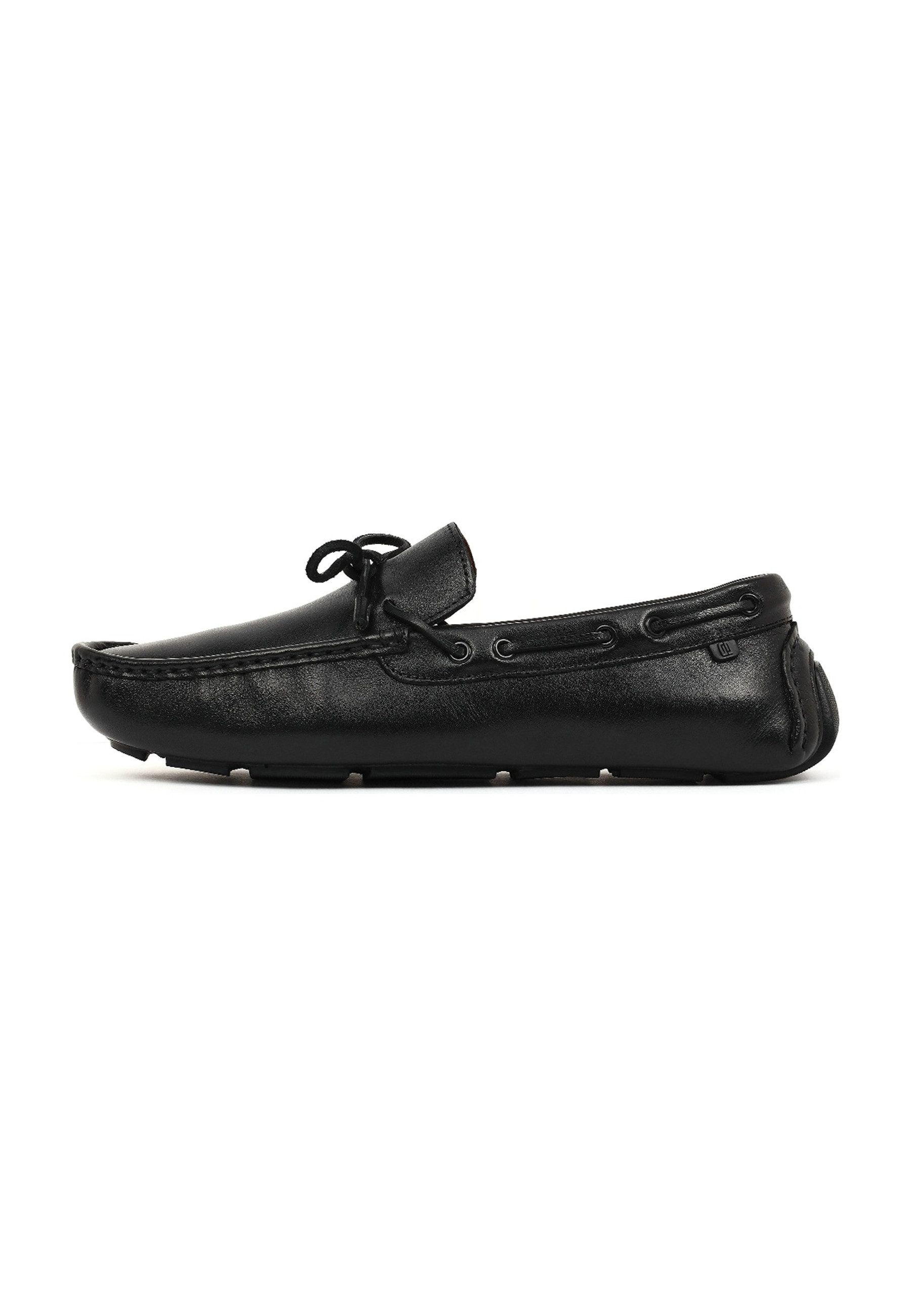 Derimod Lässige Loafer aus Leder Loafer Echtes Leder, Lederfutter, EVA-Sohle, Slip-On, Mokassin-Naht
