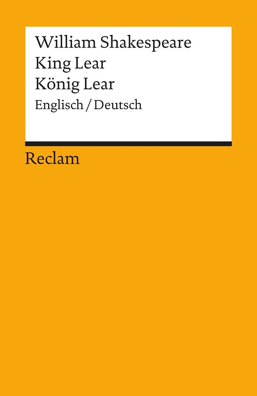 Schulbuch King Lear / König Lear Englisch/Deutsch William Shakespeare