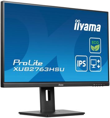 Iiyama XUB2763HSU-B1 LED-Monitor (68,6 cm/27 ", 1920 x 1080 px, Full HD, 3 ms Reaktionszeit, 100 Hz, IPS)