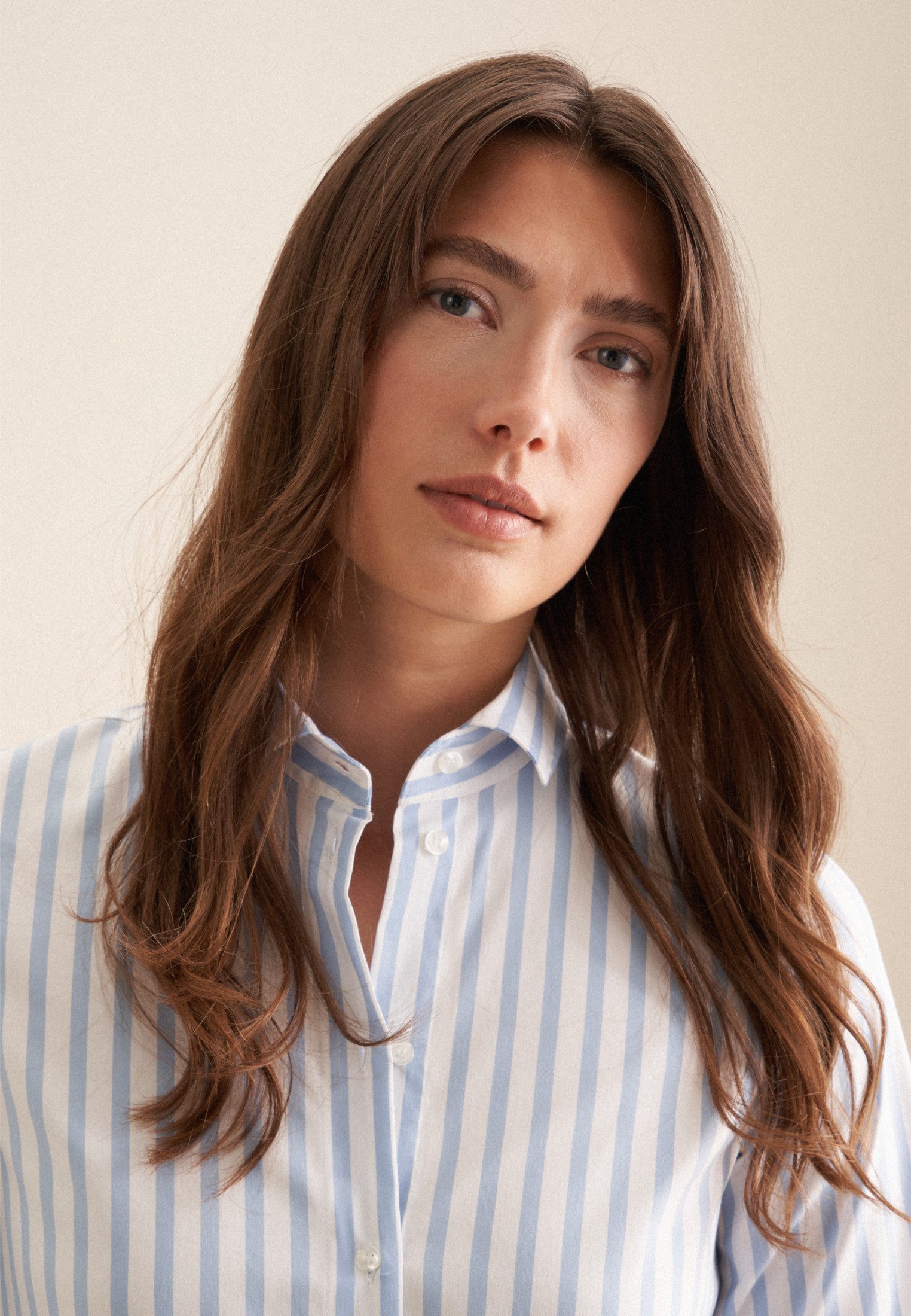 seidensticker Sommerkleid 3/4 Gestreift