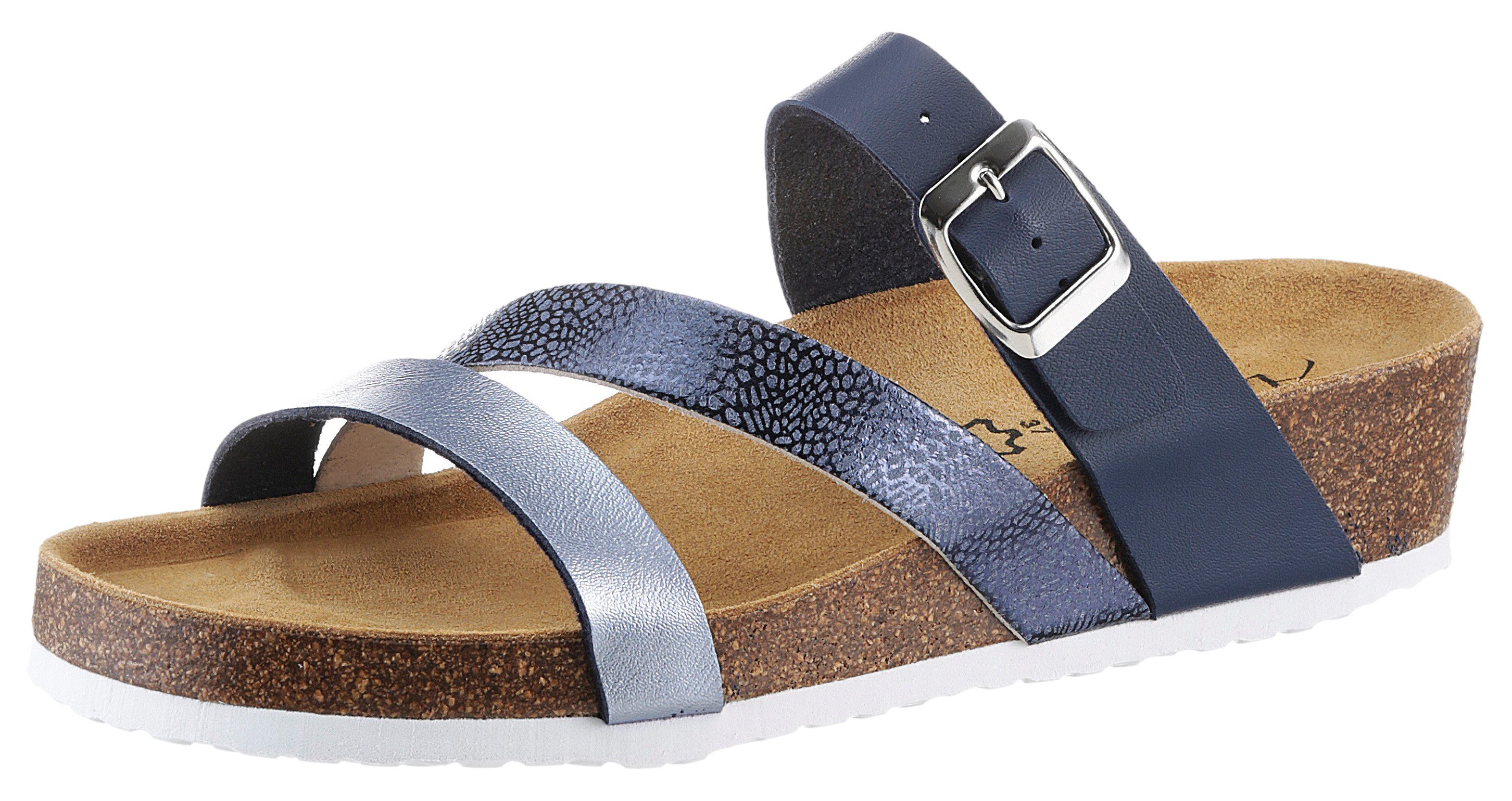 Aniston SHOES Pantolette, Keilabsatz, Sommerschuh, Schlappen günstig online kaufen