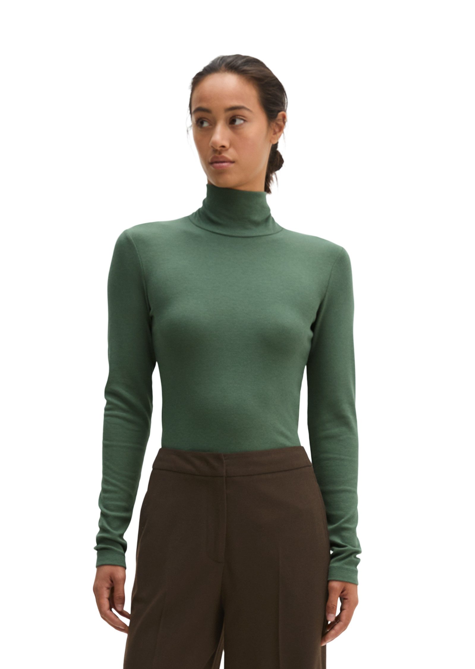 Marc O'Polo Langarmshirt aus TENCEL™ Modal-Baumwolle-Mix