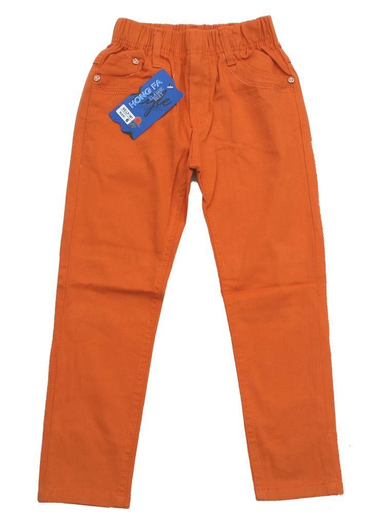 Girls Fashion Chinohose Jeggings, Bequeme Stretch Hose mit rundum Gumizug, M161