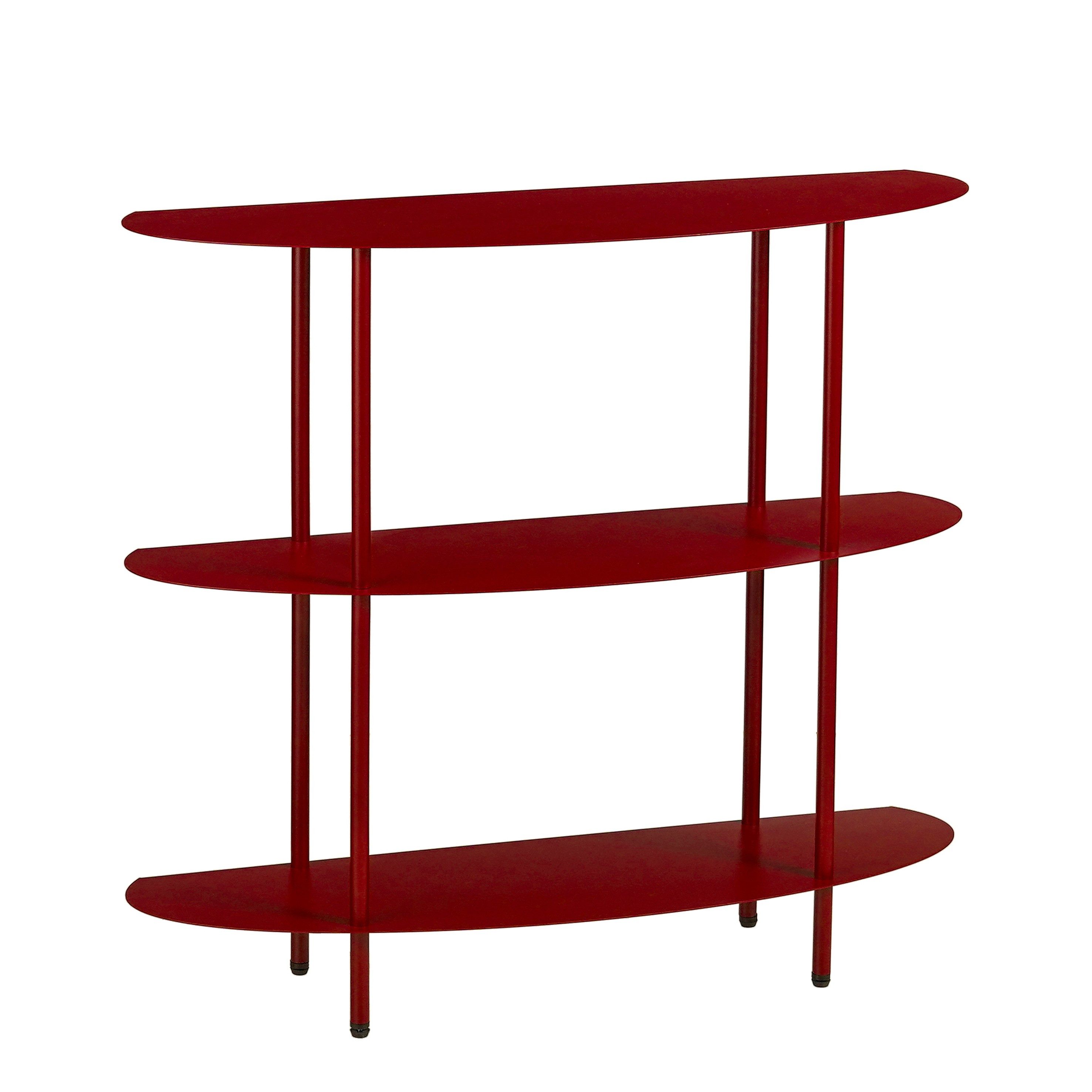 Mica Decorations Regalkorb Mica Decorations Regal 90 x 28 x 81 cm – Rot