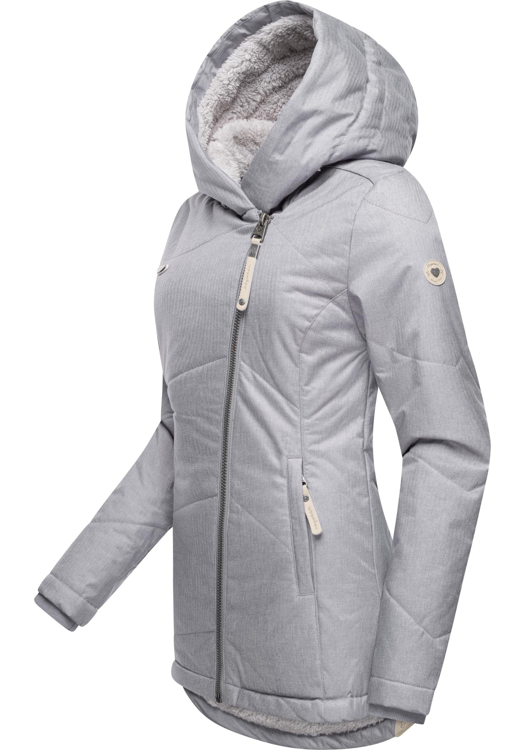 Ragwear Winterjacke Gordon Sportliche wasserdichte Outdoorjacke mit Kapuze