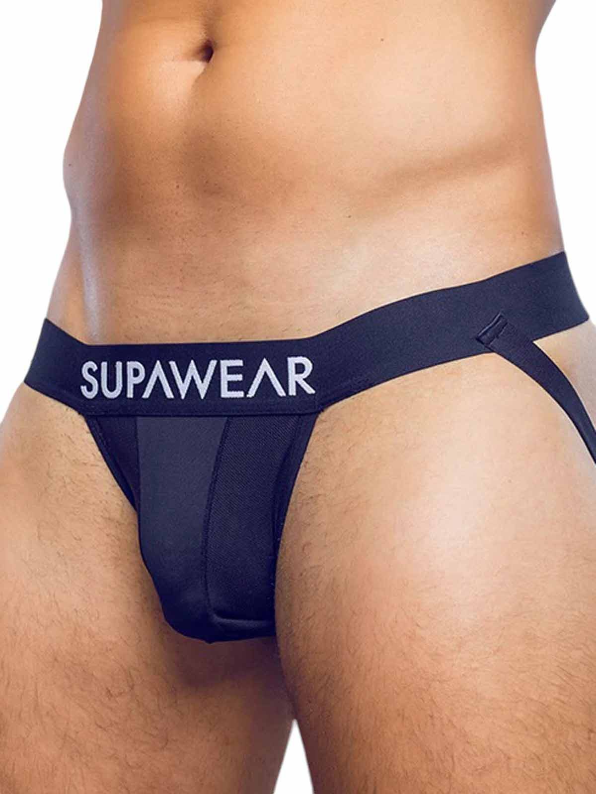String Supawear Vortex Jockstrap Underwear Black
