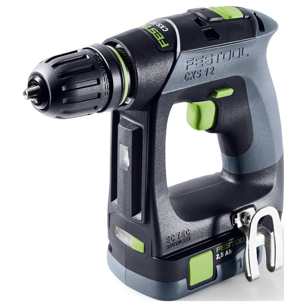FESTOOL Akku-Schrauber CXS 12 2,5-Plus Akku-Bohrschrauber 10.80 V 2.50 Ah inkl. Akku, inkl., inkl. Akku, inkl. Ladegerät