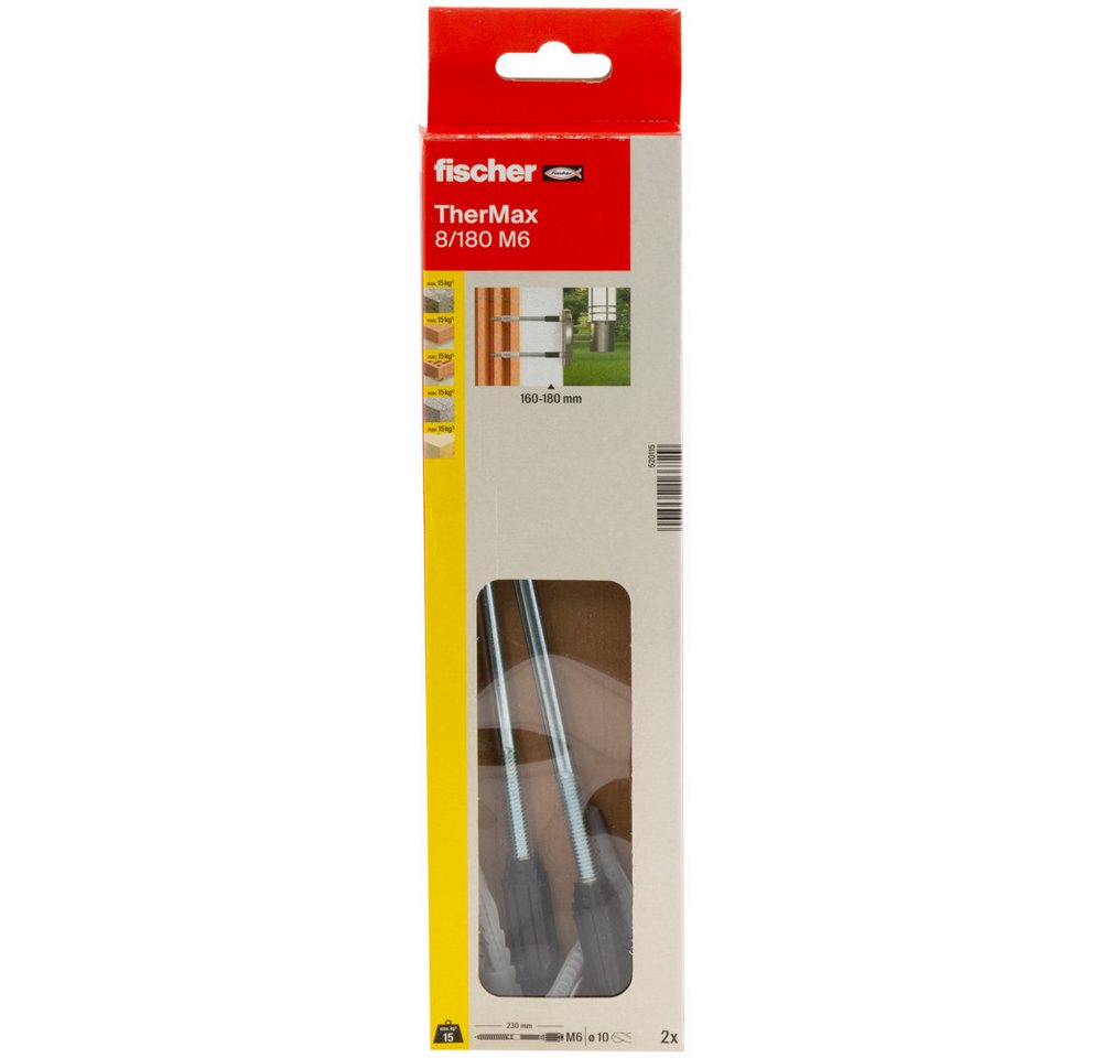 Thumbnail - fischer Deutschland Vertriebs GmbH Abstandshalter Fischer TherMax 8/180 M6 (2)