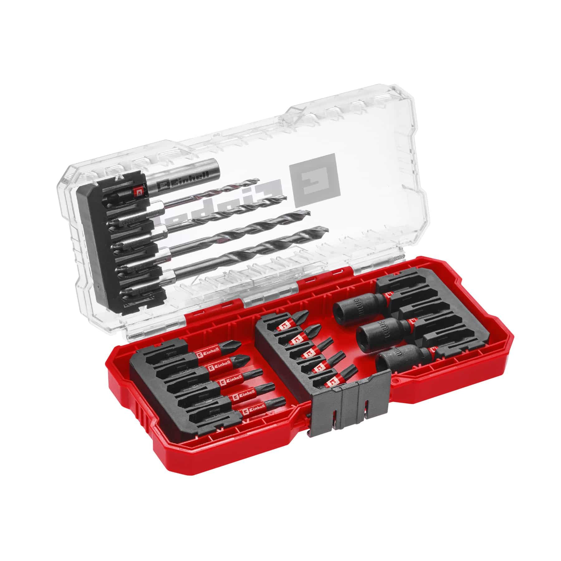 Einhell Bit-Set EINHELL Steckschlüssel-Bit-Set, 108709, S-Case, 18-teilig