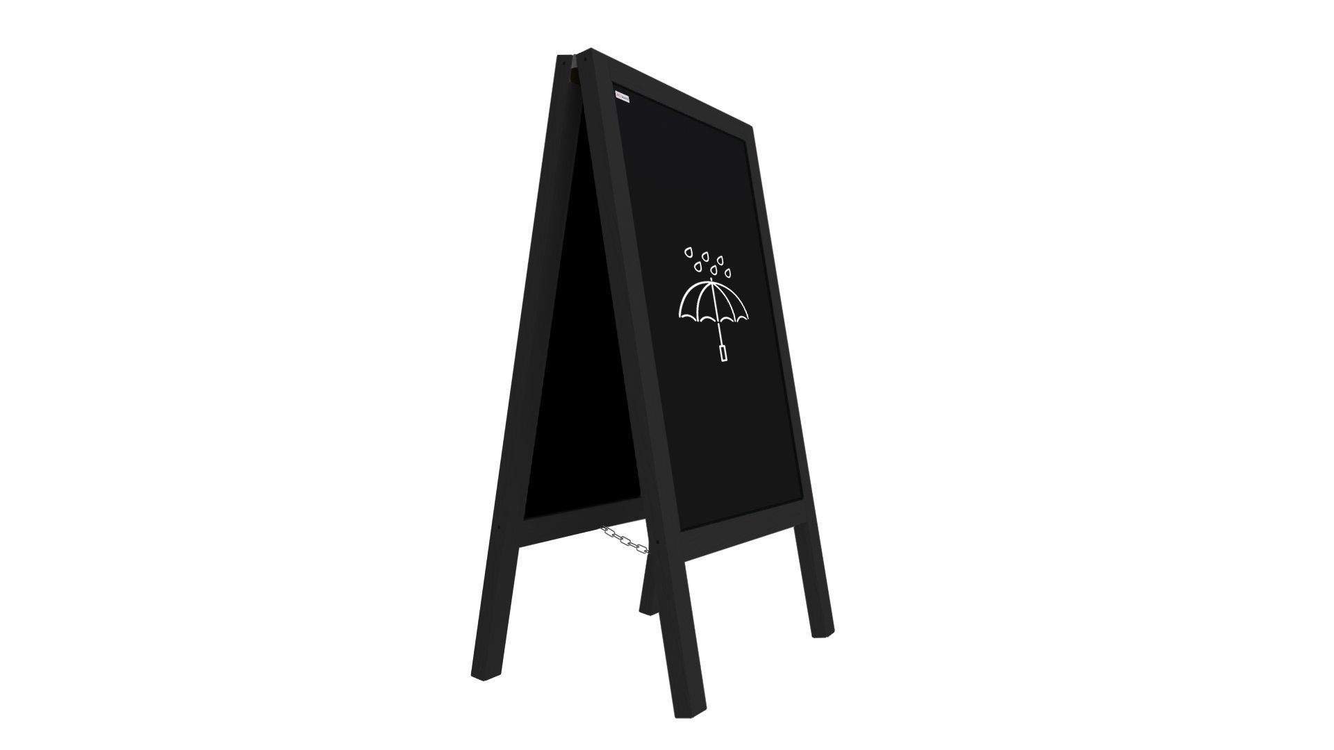 ALLboards Standtafel ALLboards Kundenstopper mit lackiertem Holzrahmen Werbetafel
