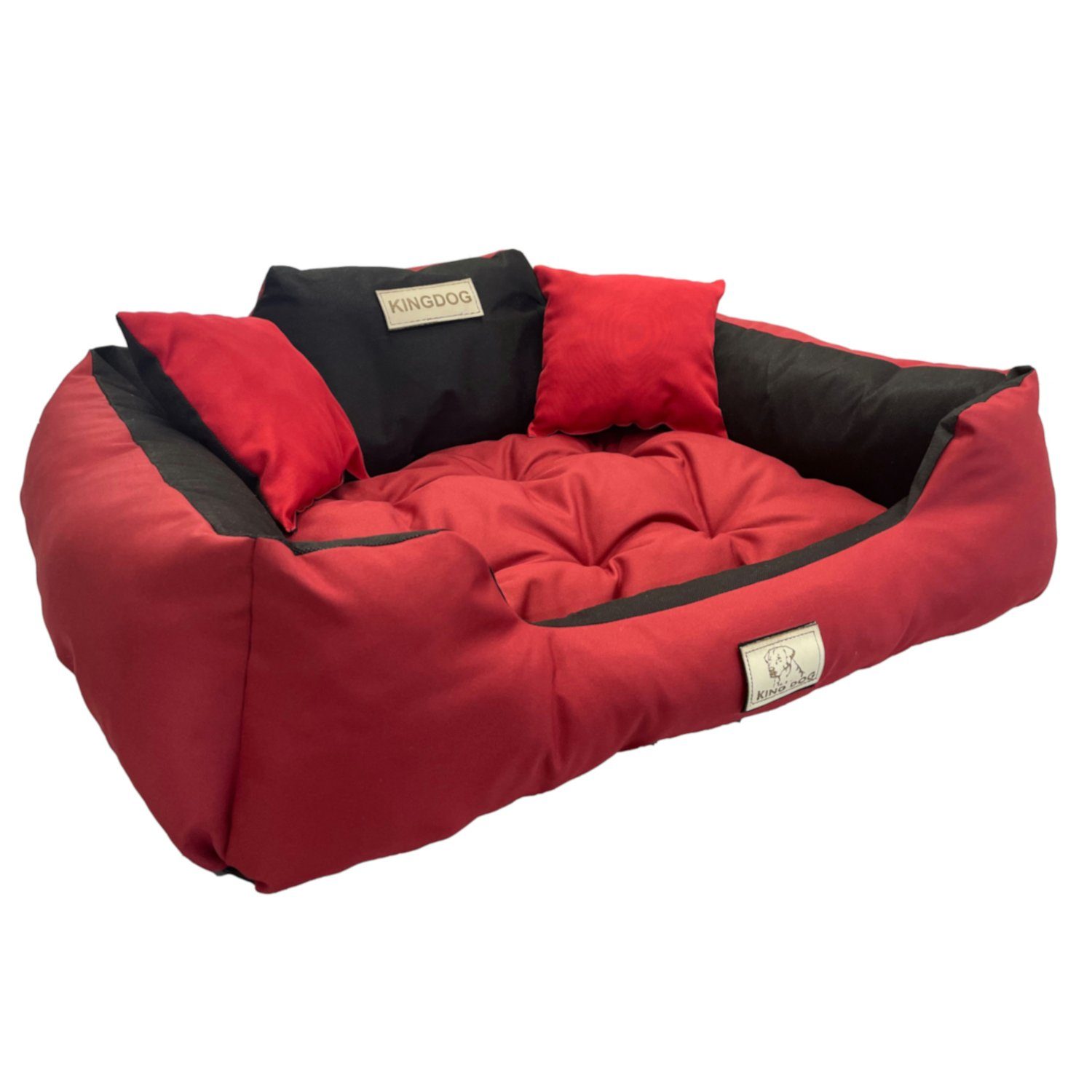 AIO Tierbett, KingDog Hunde- und Katzenbett XXL Außenmaße: 130x105 cm günstig online kaufen