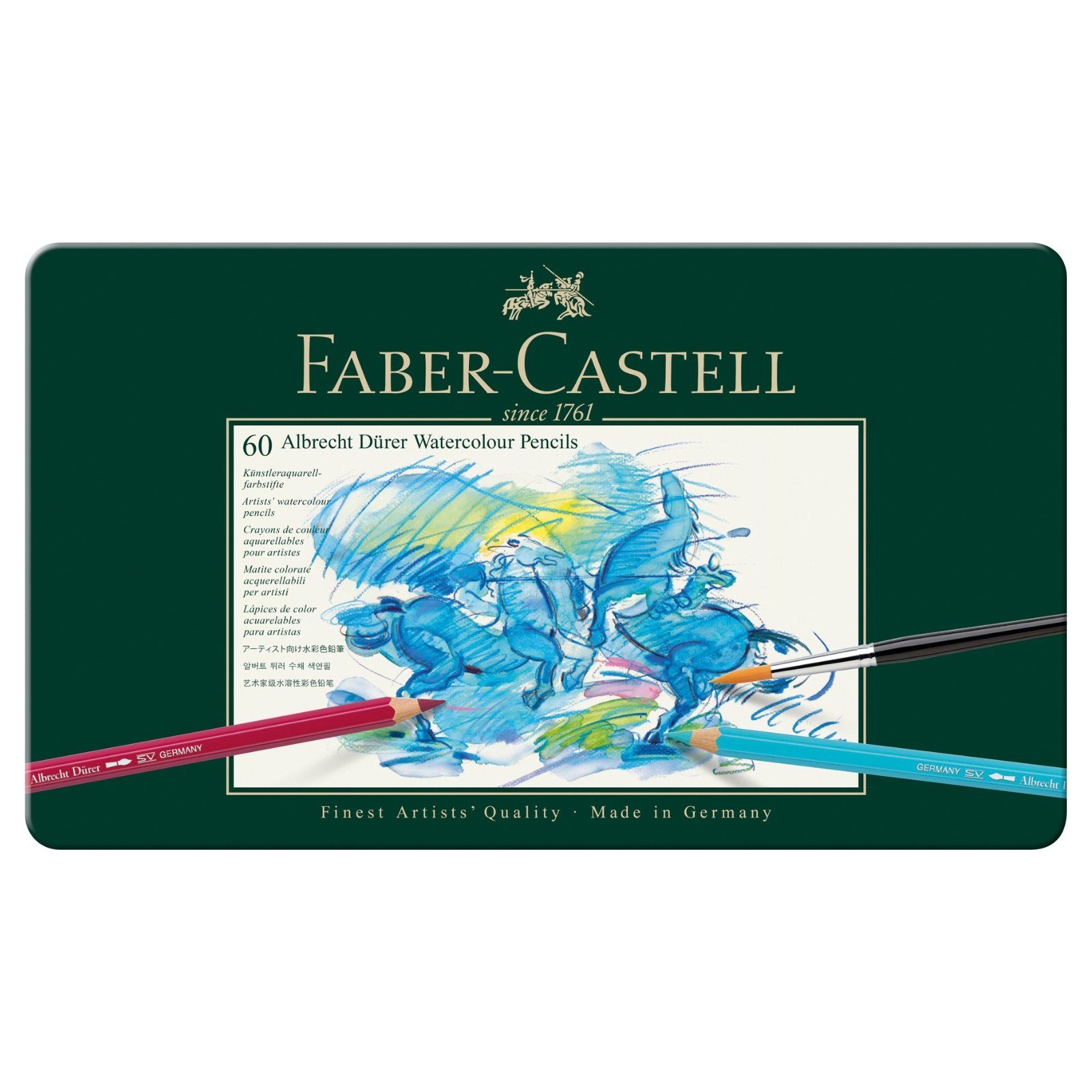 Faber-Castell Aquarellstifte Faber-Castell Albrecht Dürer Aquarellstift - 60er Metalletui
