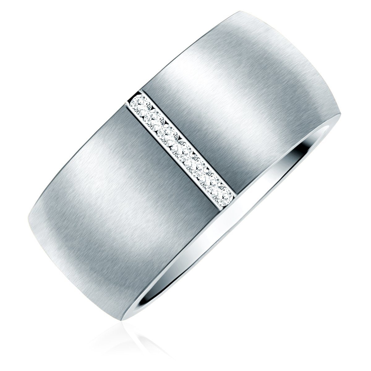 Rafaela Donata Fingerring silber, verziert mit Kristallen von Swarovski®