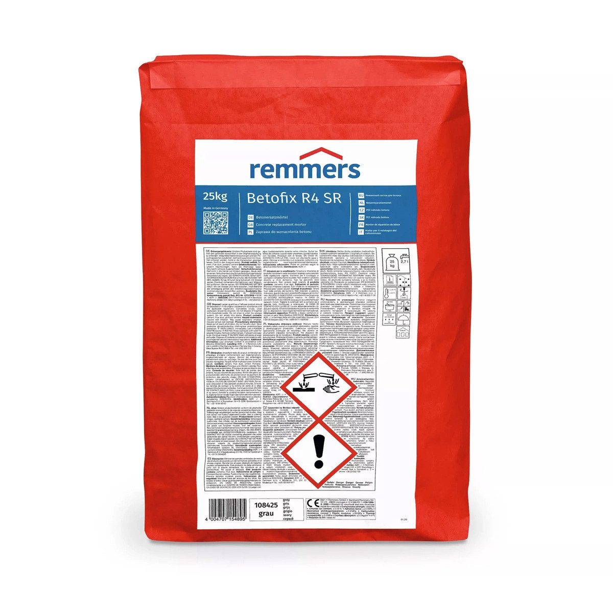 Remmers Mörtel Remmers Betofix R4 SR 25kg Betonsanierung PCC Mörtel Sulfat