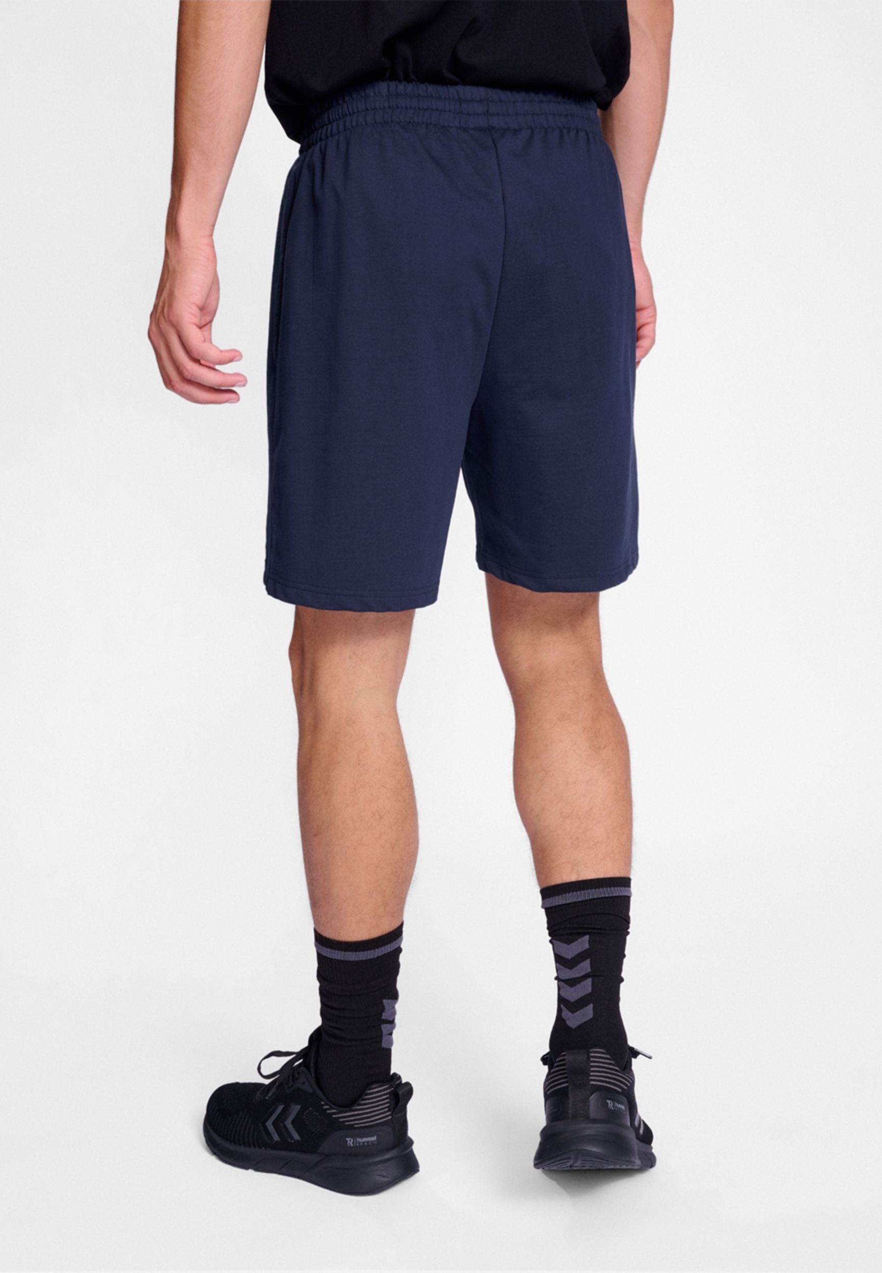 hummel Sweatshorts Sweatshorts Regular Fit Sweatstoff elastischer Bund für Herren Bio-Baumwolle nachhaltig Regular Fit unifarben elastisch