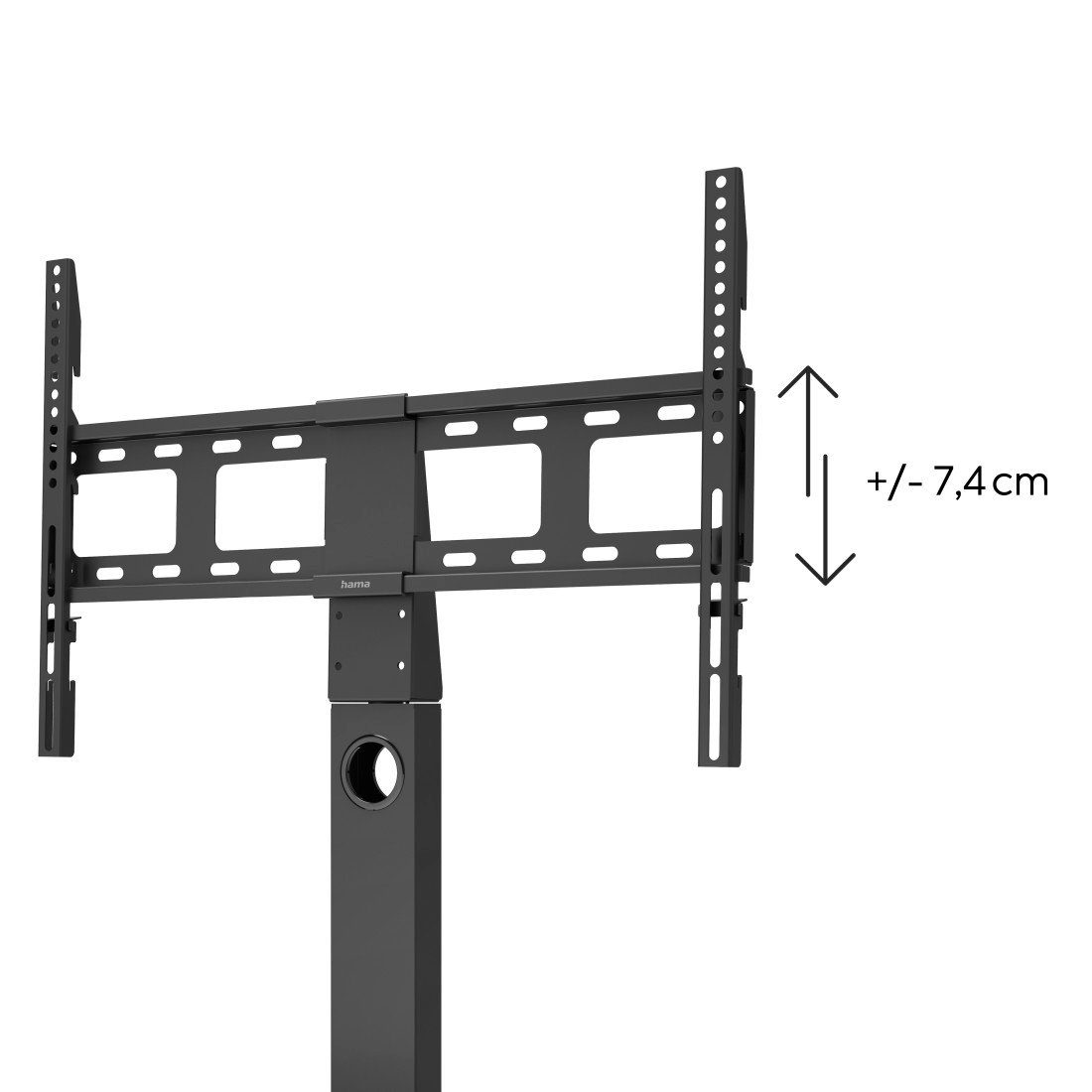 Hama TV-Standfuß TV Standfuß, schwenkbar, höhenverstellbar, 165 cm, 65 Zoll, bis 40 kg, (bis 65 Zoll)