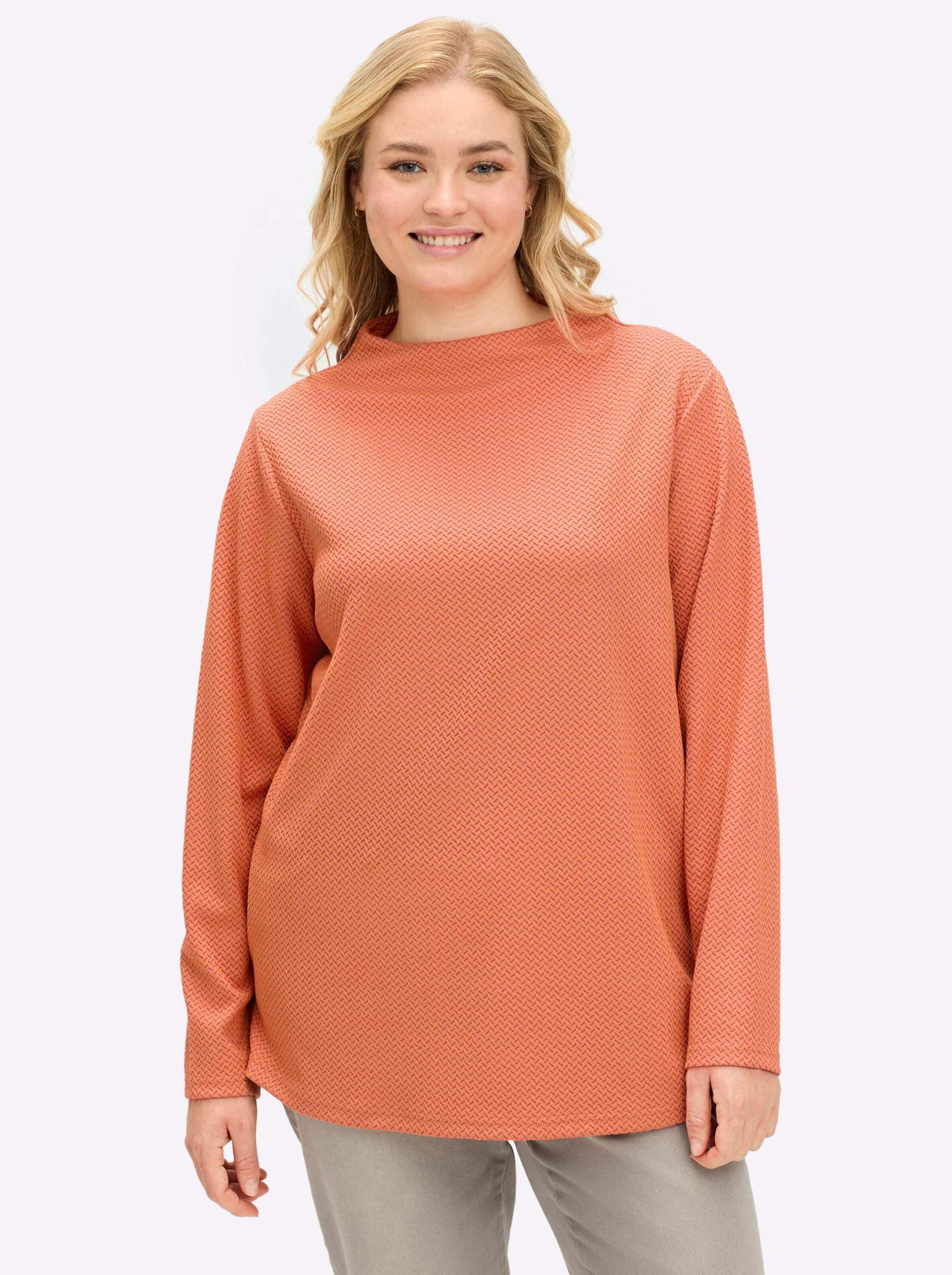 Sheego Sweater Sweatshirt Langarm