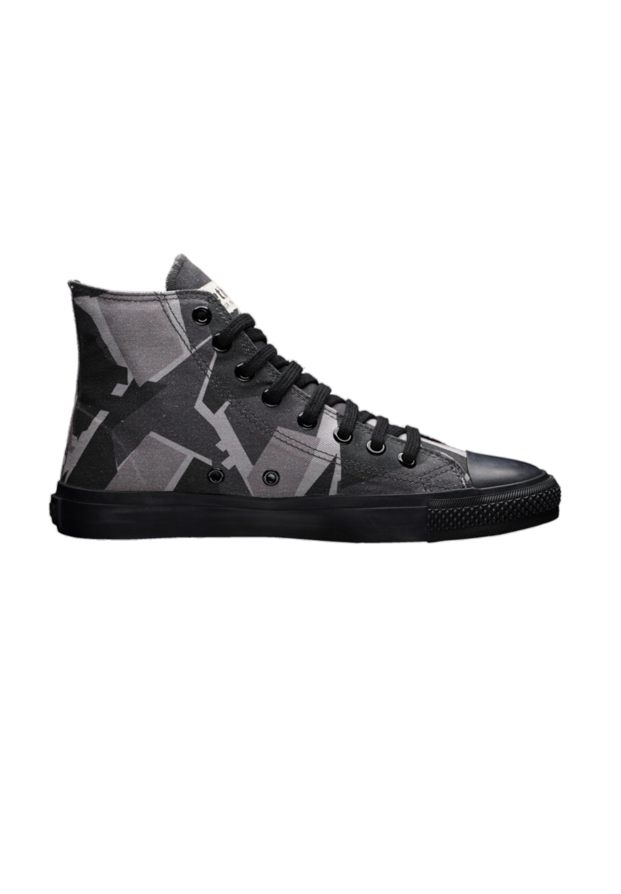 Black Sneaker - Camou Cut Fairtrade Cap Produkt Black Black Hi ETHLETIC Jet