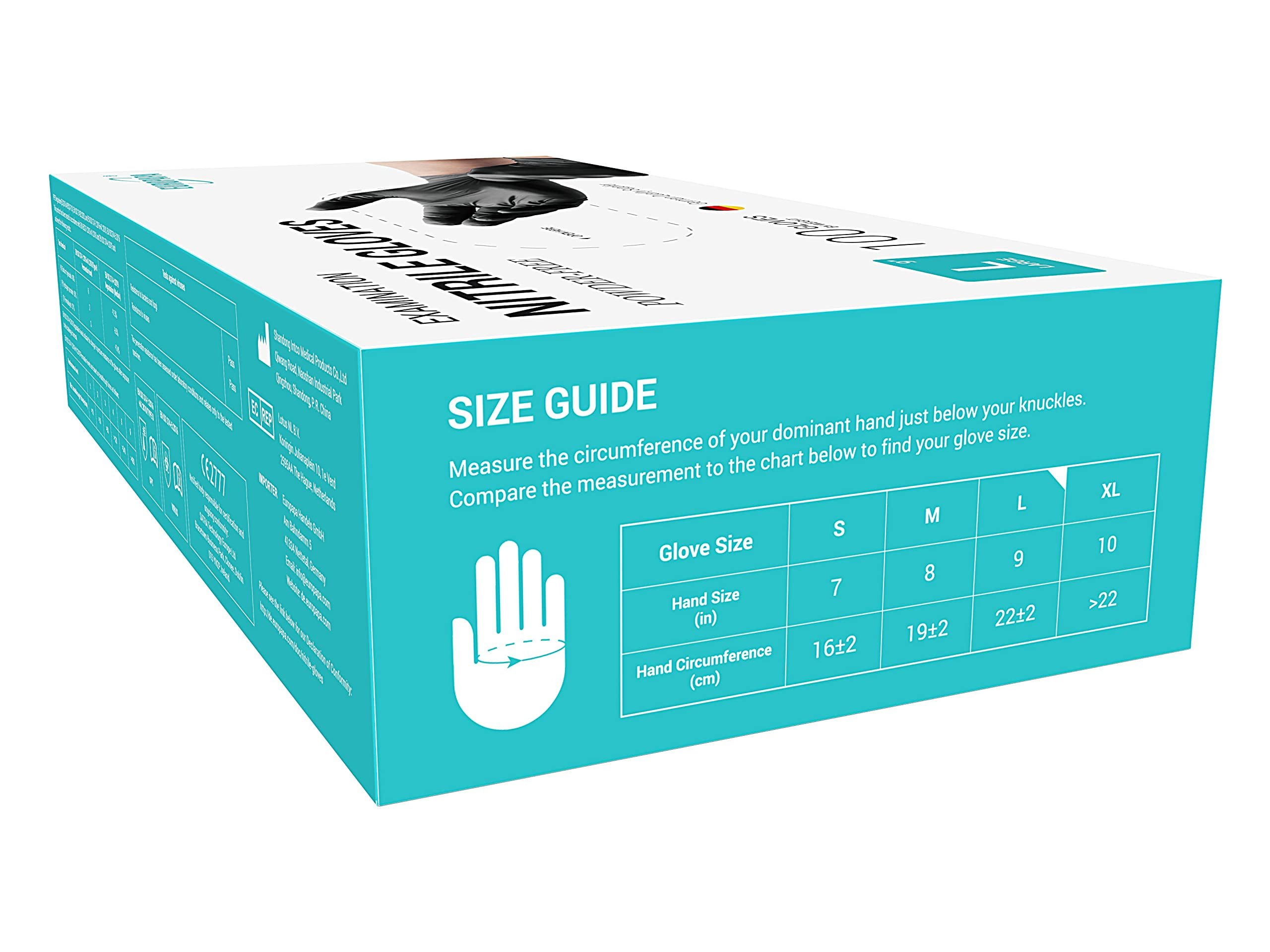 EUROPAPA Nitril-Handschuhe Medical Einmalhandschuhe Untersuchungshandschuhe günstig online kaufen