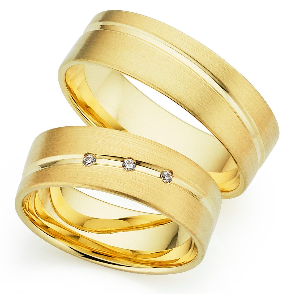 Phönix Trauring Schmuck, Partnerring, Ehering, Verlobungsring, Freundschaftsring, Made in Germany - wahlweise mit oder ohne Brillant