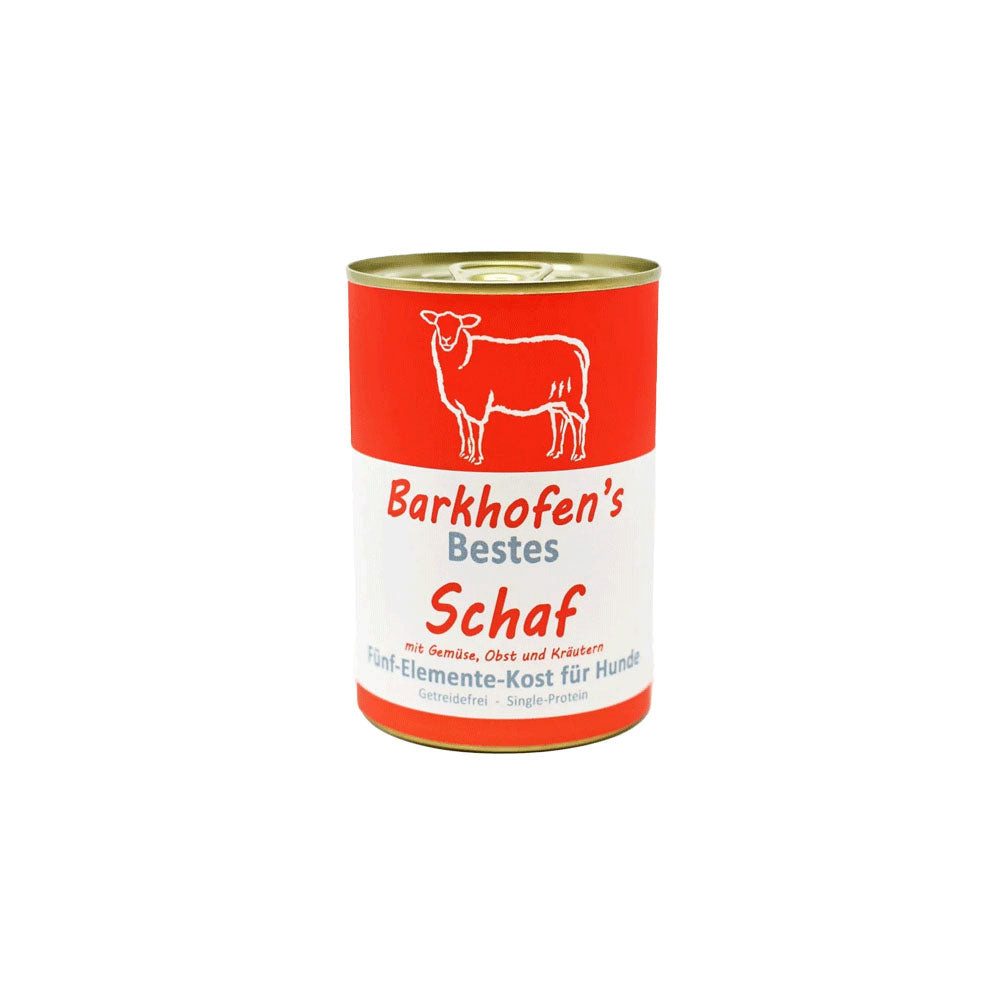 Barkhofen Tiernahrung Fünf-Elemente-Kost Schaf, Nassfutter für: Hunde