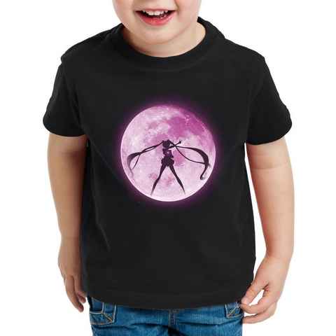 style3 Print-Shirt Kinder T-Shirt Mondzauber sailor mondstein moon luna bunny mars anime