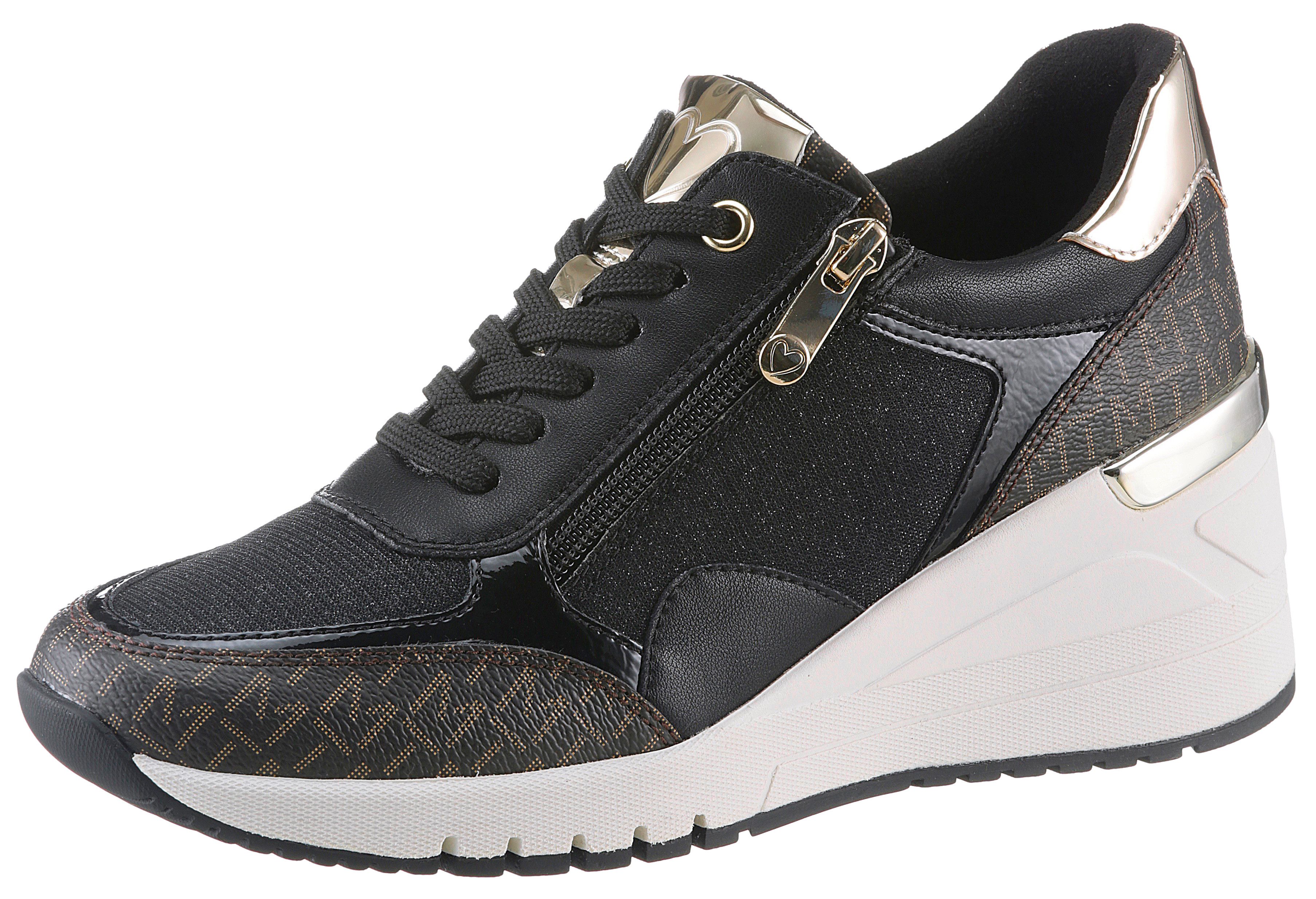 MARCO TOZZI Keilsneaker, Freizeitschuh, Halbschuh, Schnürschuh günstig online kaufen
