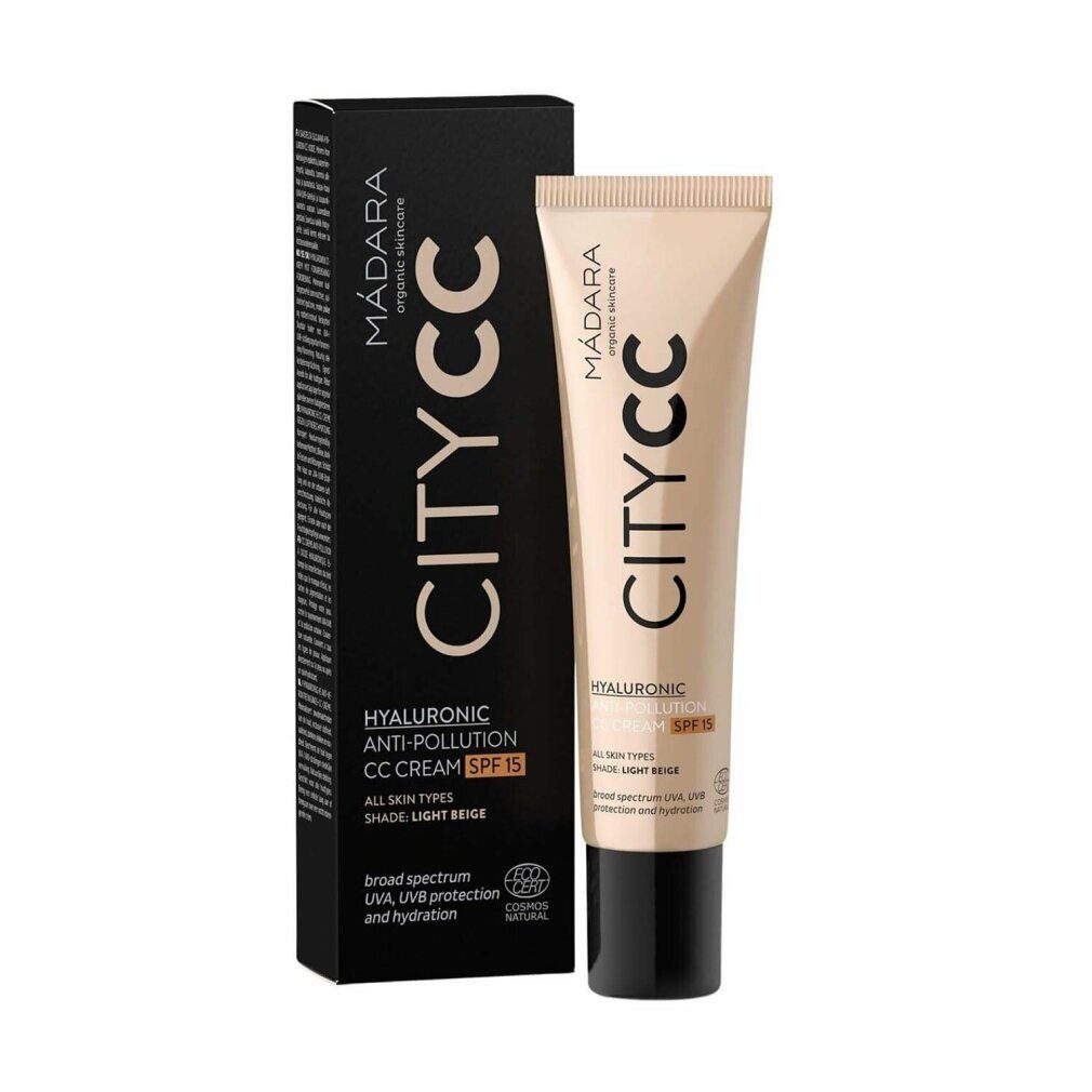 Madara CC-Creme Hyaluronic Anti-Pollution CC Creme SPF 15 Medium 40 ml