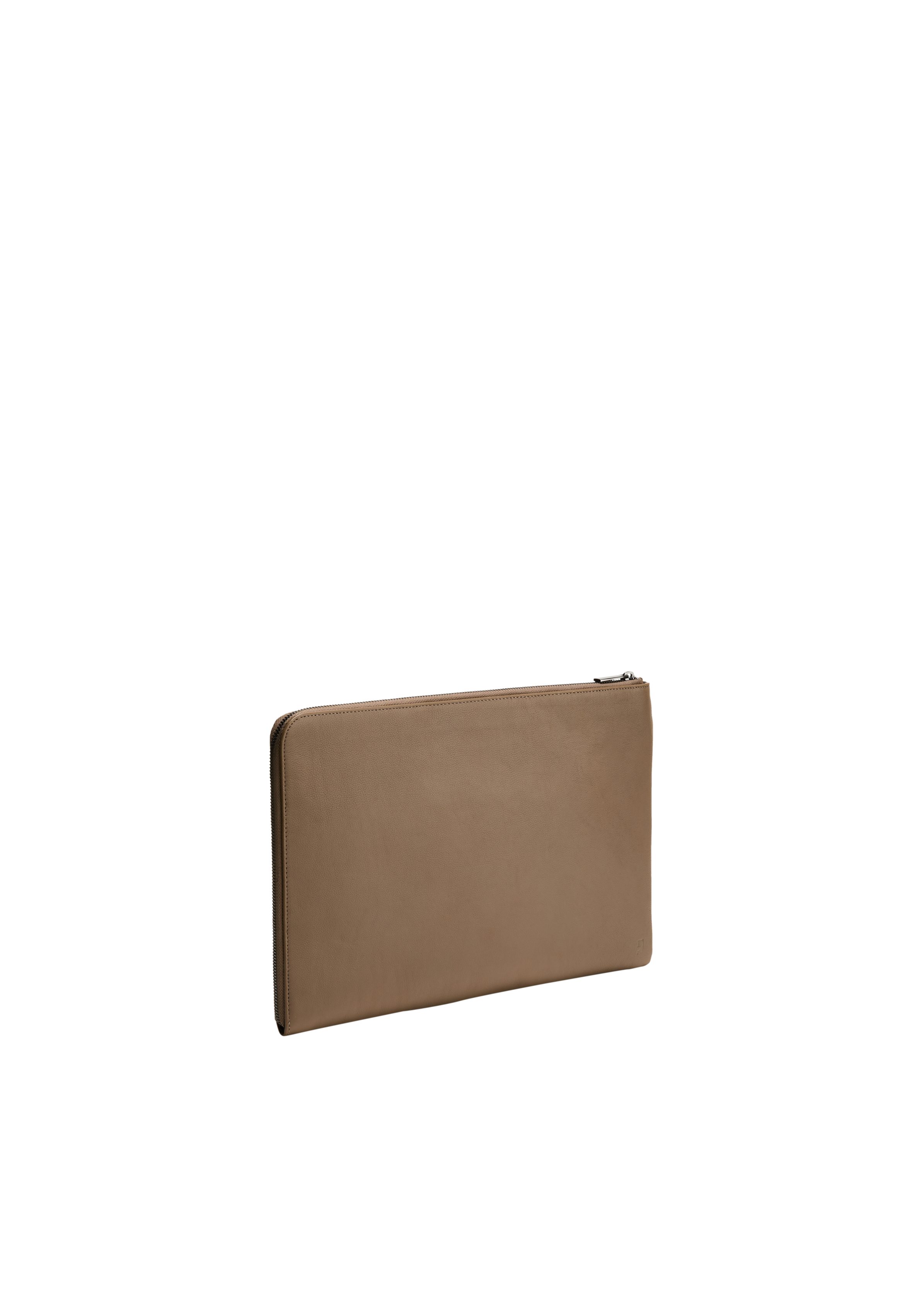 Comma Tragetasche Hochwertige Laptop-Tasche aus braun Logo Leder