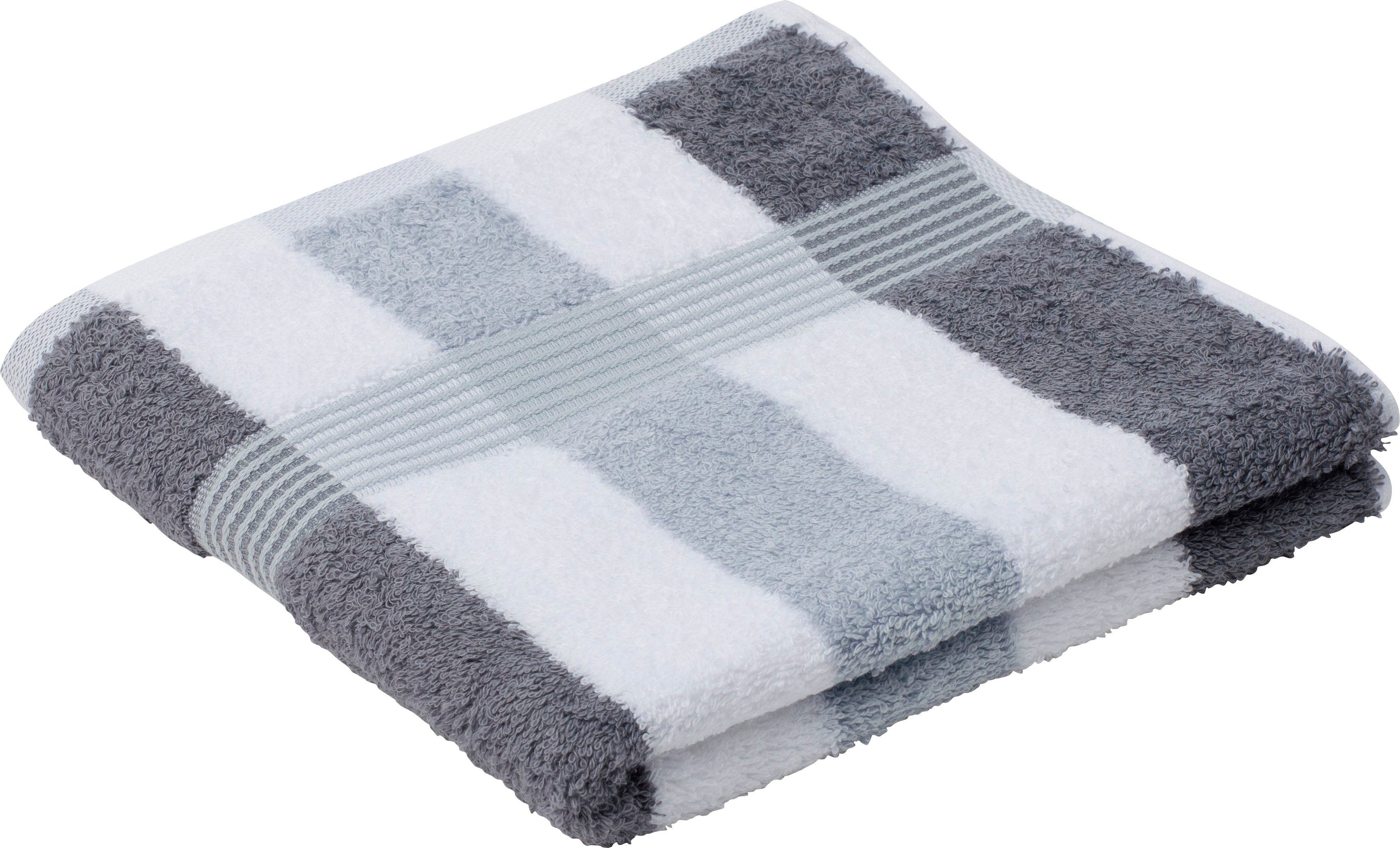 Gözze Handtücher New York, Walkfrottee (2-St), im Set, gestreift, mit struk günstig online kaufen