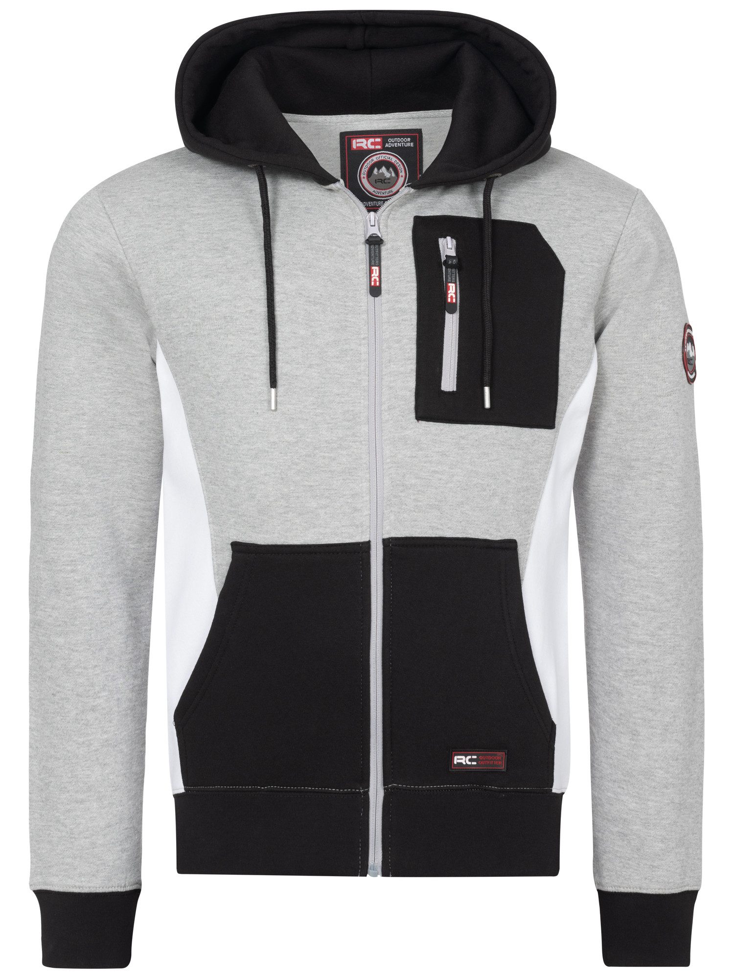 Kapuzenpullover Herren Hoodie Sweatjacke mit Kapuze H-411