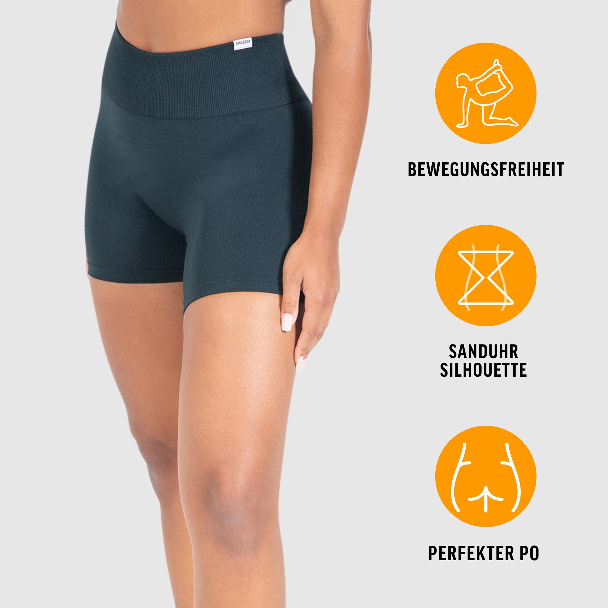 Smilodox Shorts Amaze Ultra, Seamless Blickdichte Radlerhose, Unsichtbarer günstig online kaufen