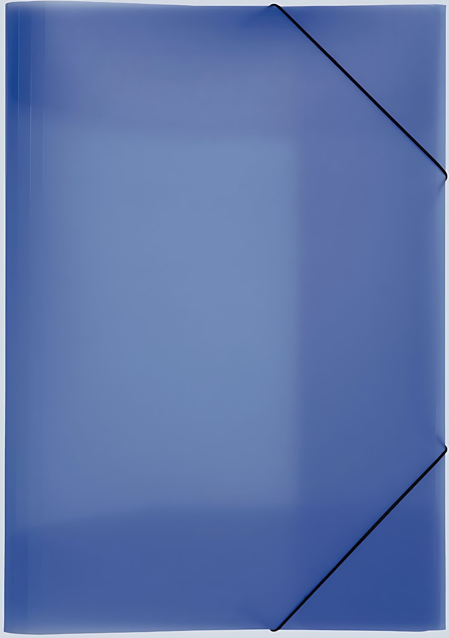 PAGNA Organisationsmappe Pagna Gummizugmappe A3 PP 3 Einschlagklappen blau