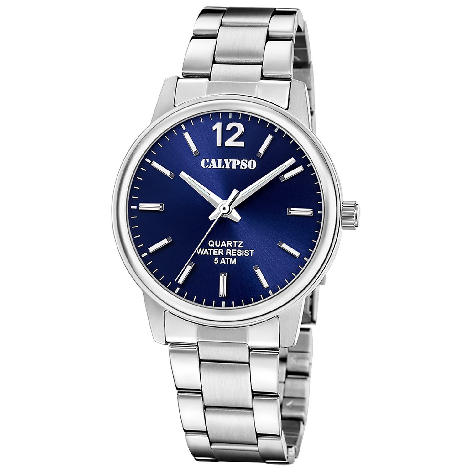 CALYPSO WATCHES Quarzuhr Quarz Stahl/Dunkelblau