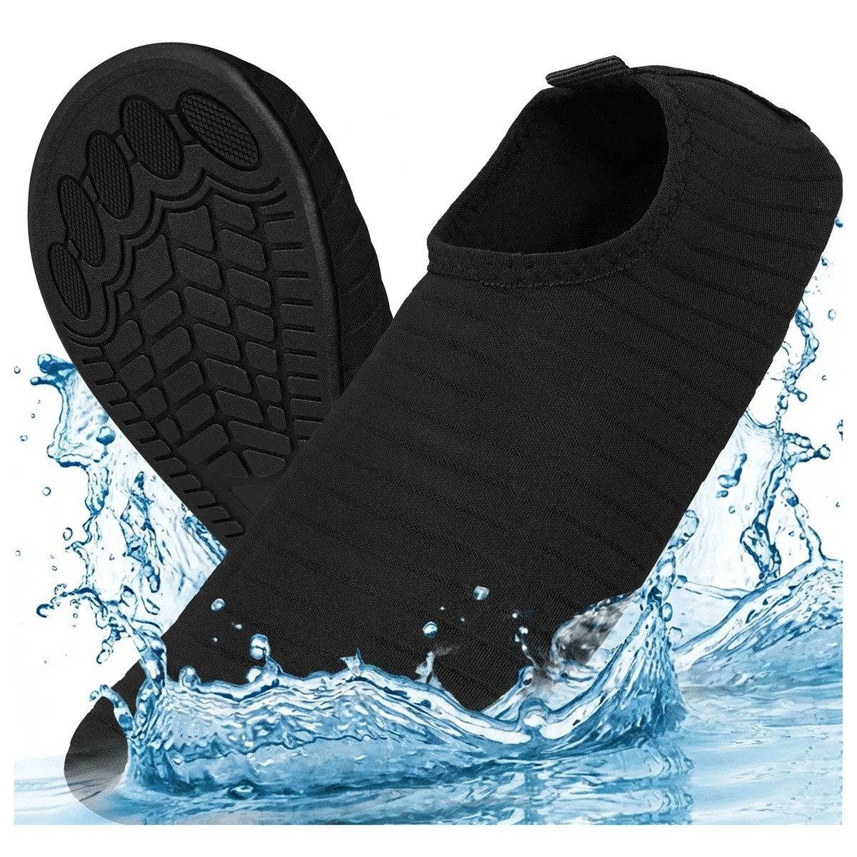 Wisam Wasserschuhe schwarz- Größe 39 Trizand Wasserschuh