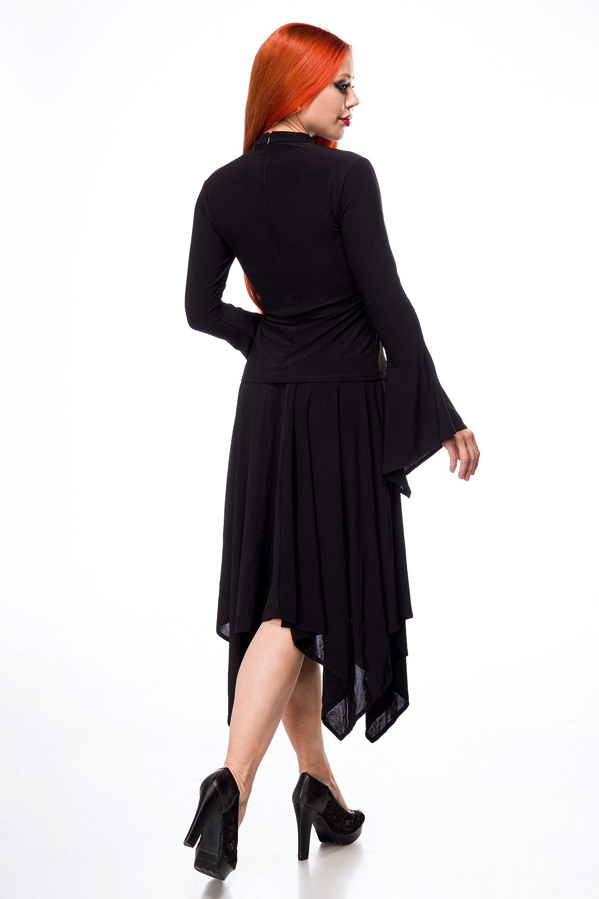 Ocultica Minikleid Schwarzes Gothic Kleid mit günstig online kaufen