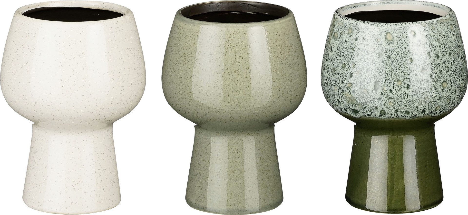 Mica Decorations Blumentopf Mica Keramik Blumentopf Ø 12 x H 16,5 cm sortiert
