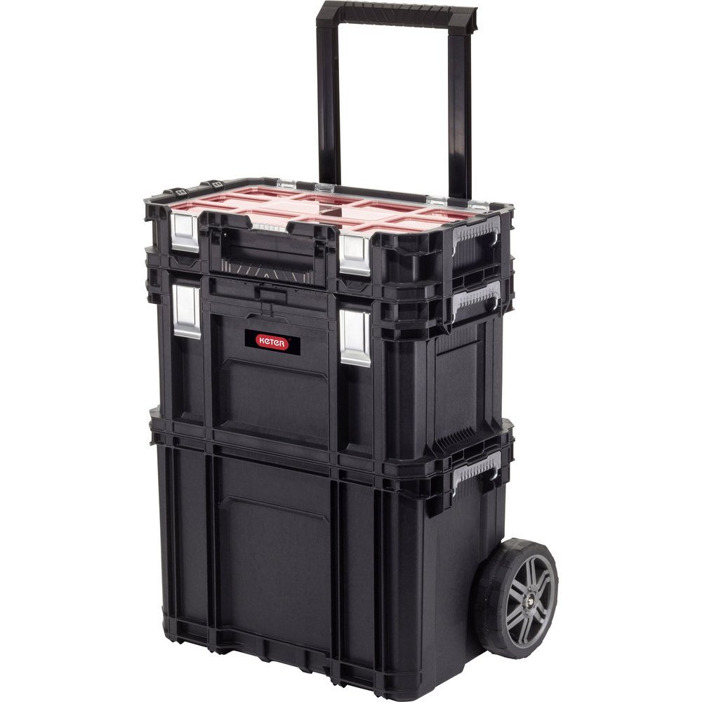 Keter Werkzeugbox KETER 238273 Werkzeugkasten-Set Schwarz