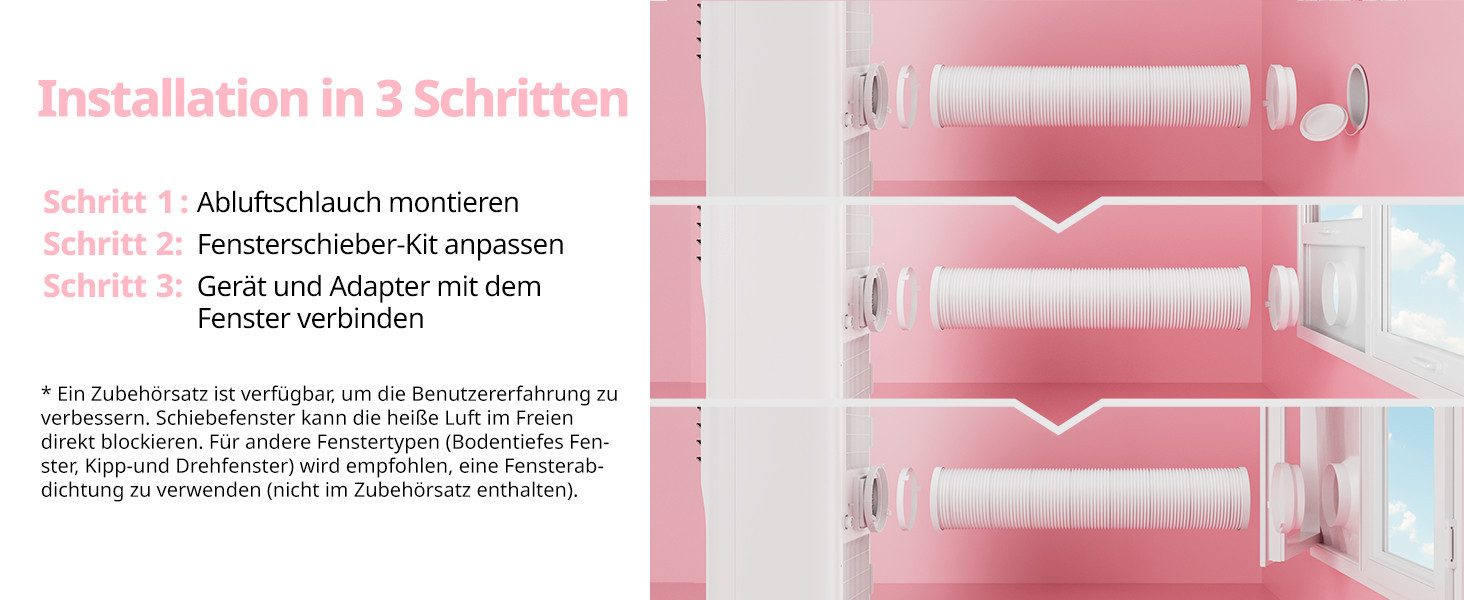 comfee 3-in-1 air conditioner »Easy Cool 7000« strong airflow, app and voice control possible, for rooms up to 25 m², with temperature sensor