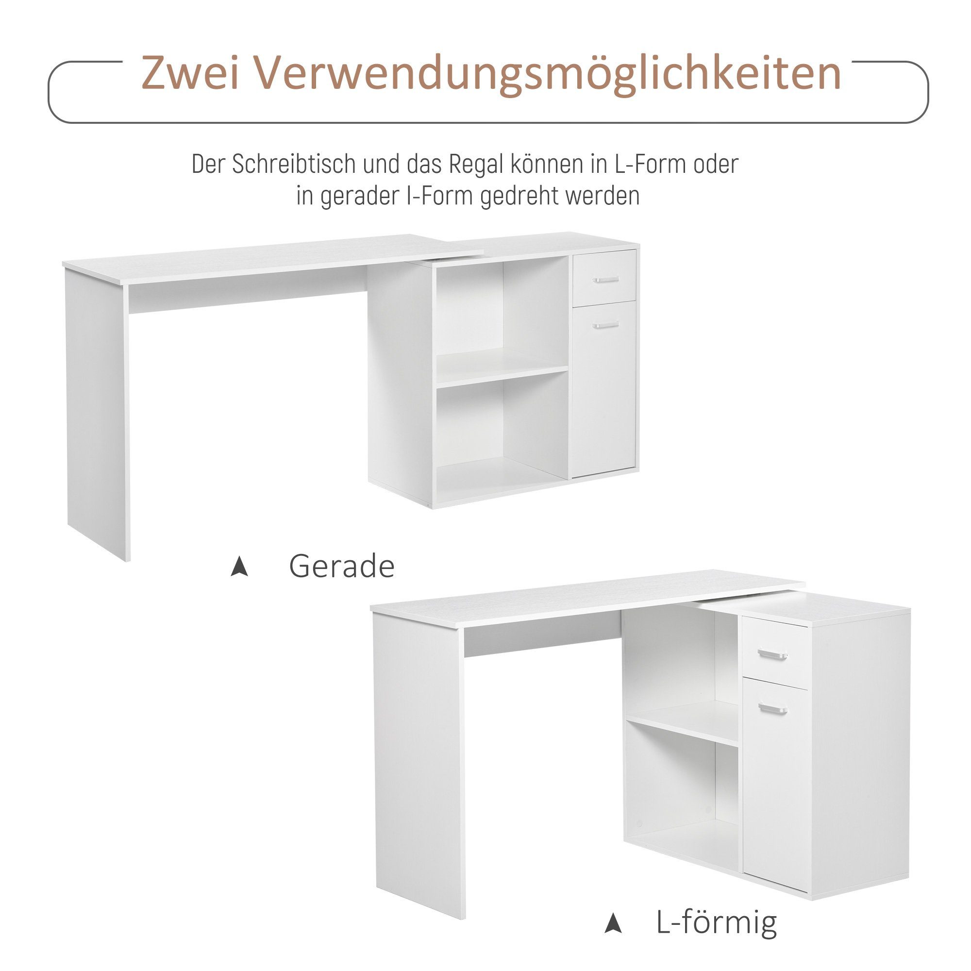 HOMCOM Schreibtisch