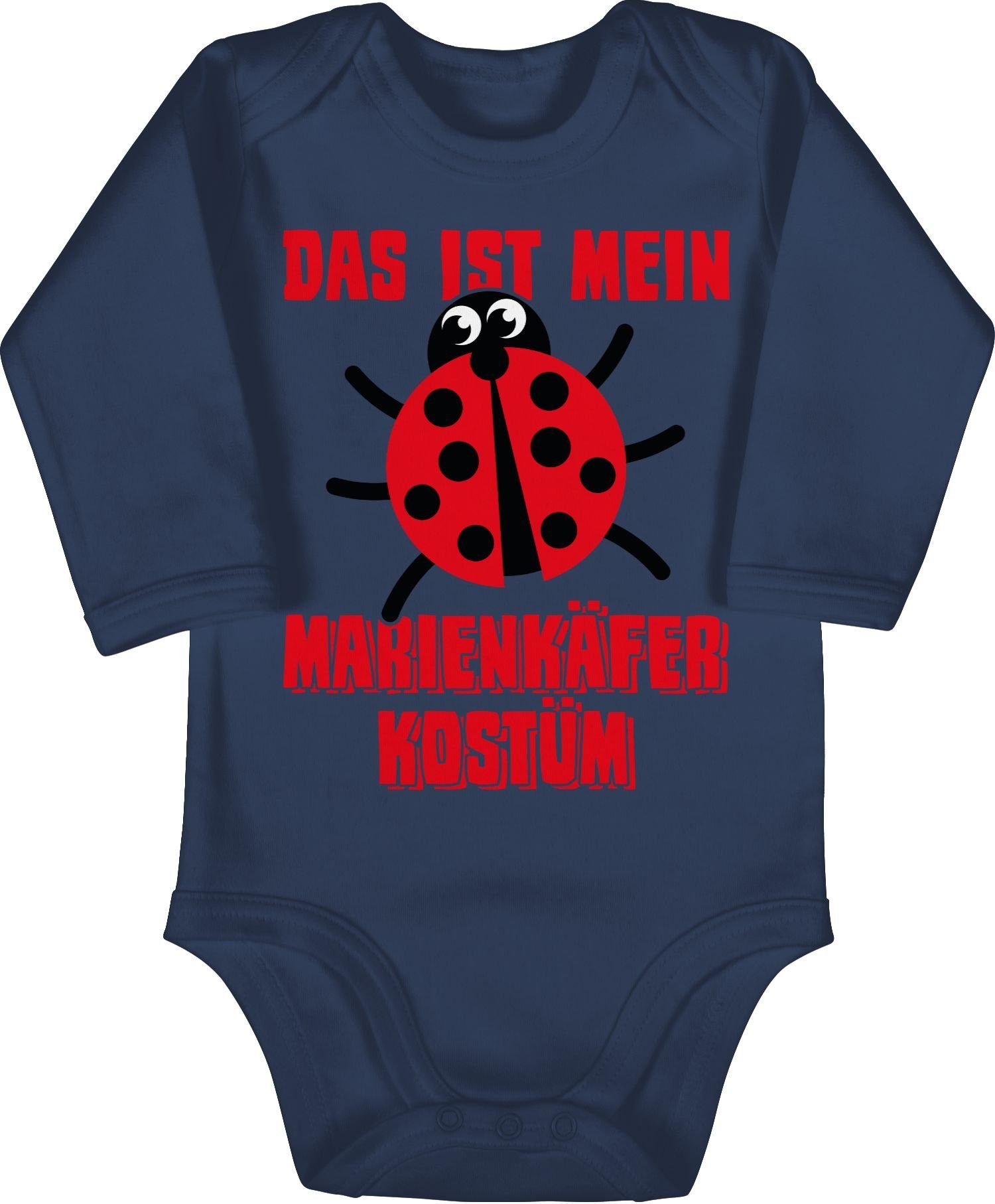 Shirtracer Shirtbody »Das ist mein Marienkäfer Kostüm - rot - Baby Karneval  Outfit - Bio Baby Strampler langarm« Faschingskostüm Ersatz Kleidung  Strampler Babykleidung online kaufen | OTTO